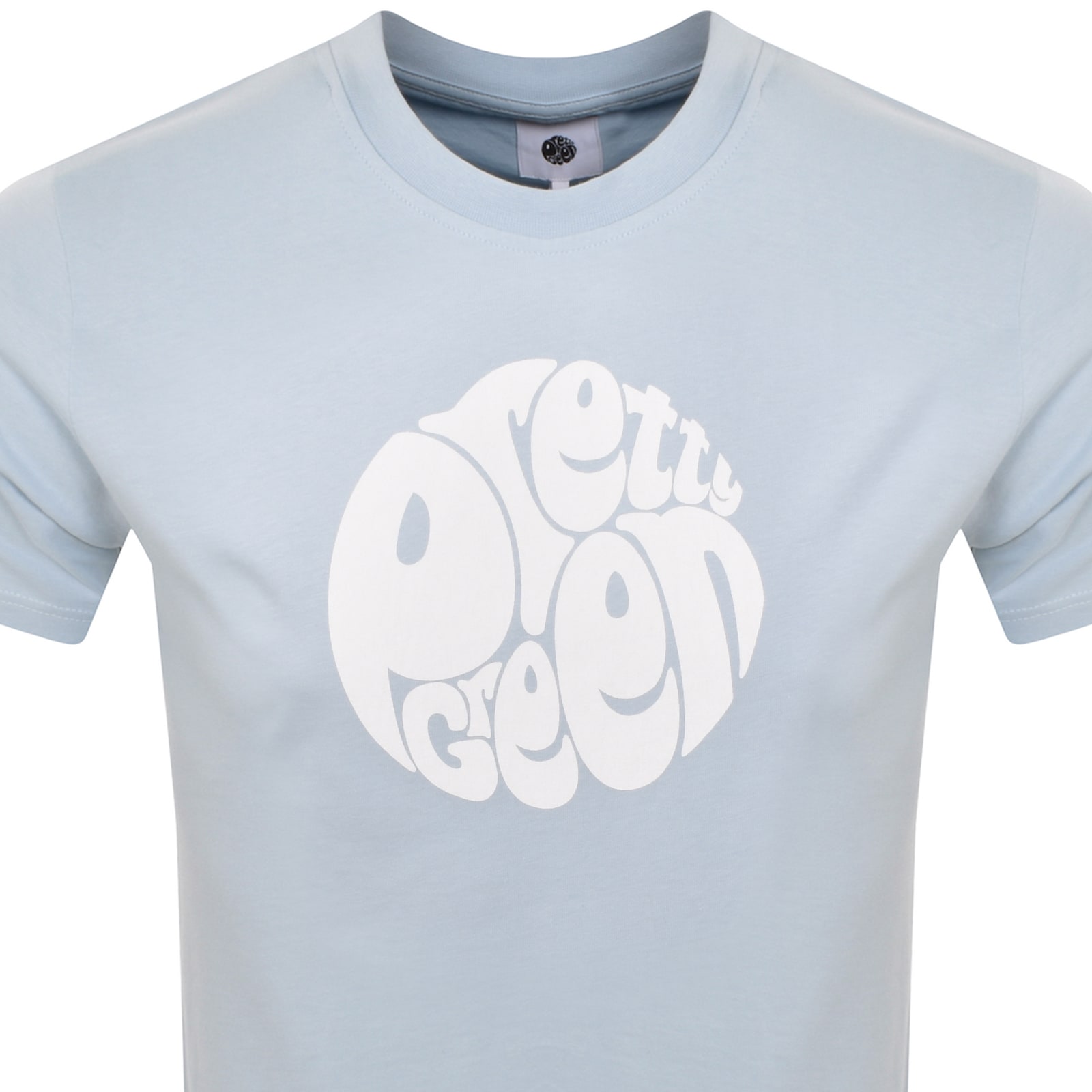 Pretty Green Gillespie Logo T Shirt Blue In Blue