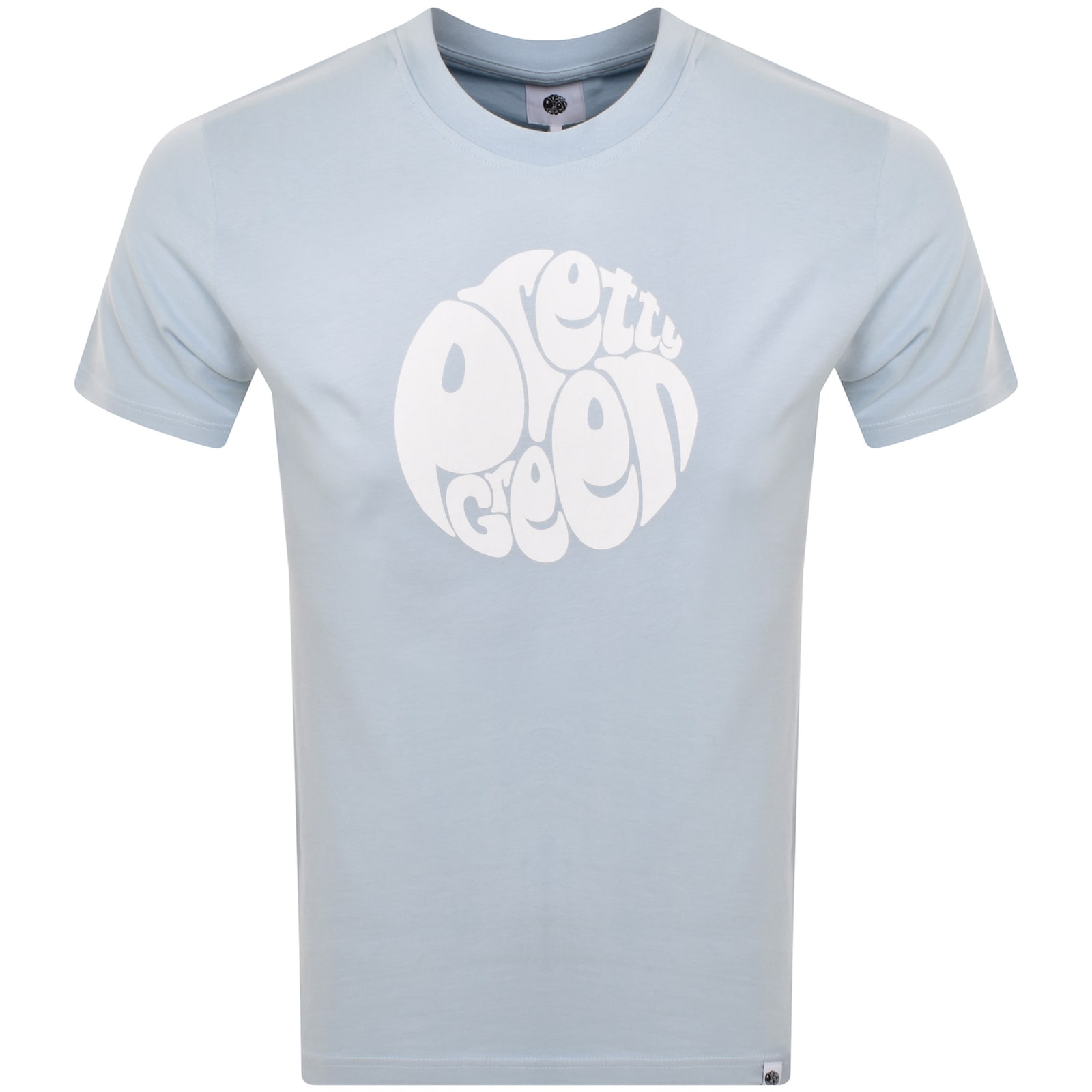 Pretty Green Gillespie Logo T Shirt Blue In Blue