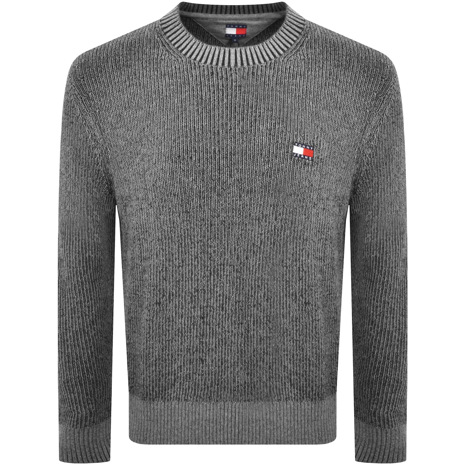 Tommy Jeans Logo Badge Sweater Black In Black