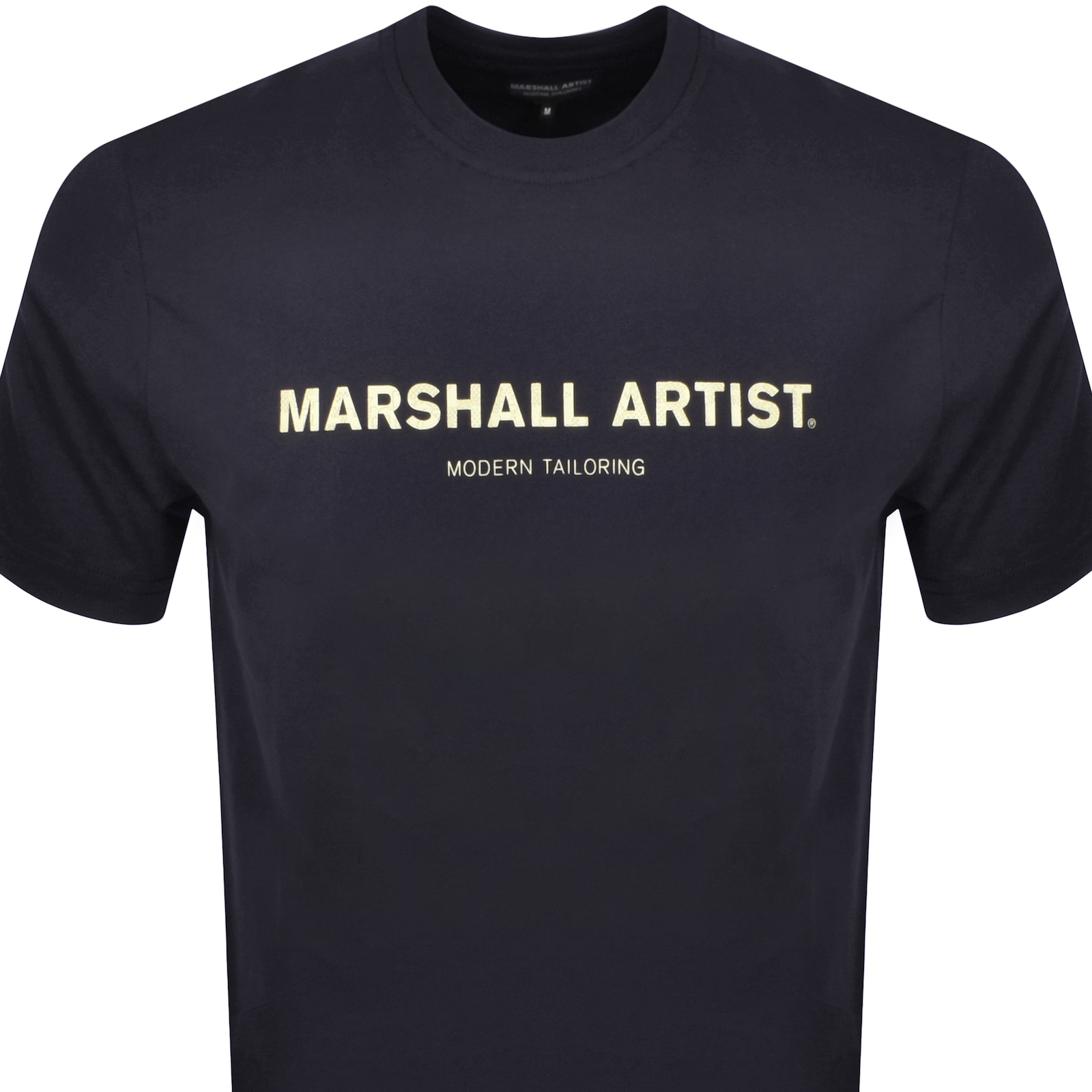 Marshall Artist Coastal Erosion T Shirt Navy In Navy