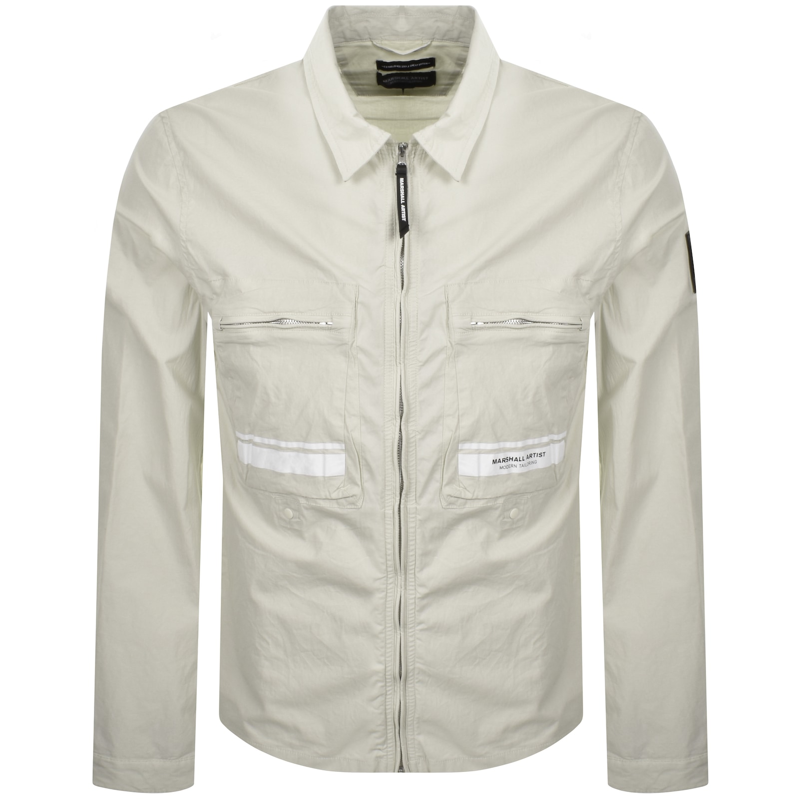 Marshall Artist Seafield Overshirt Beige In Neutral