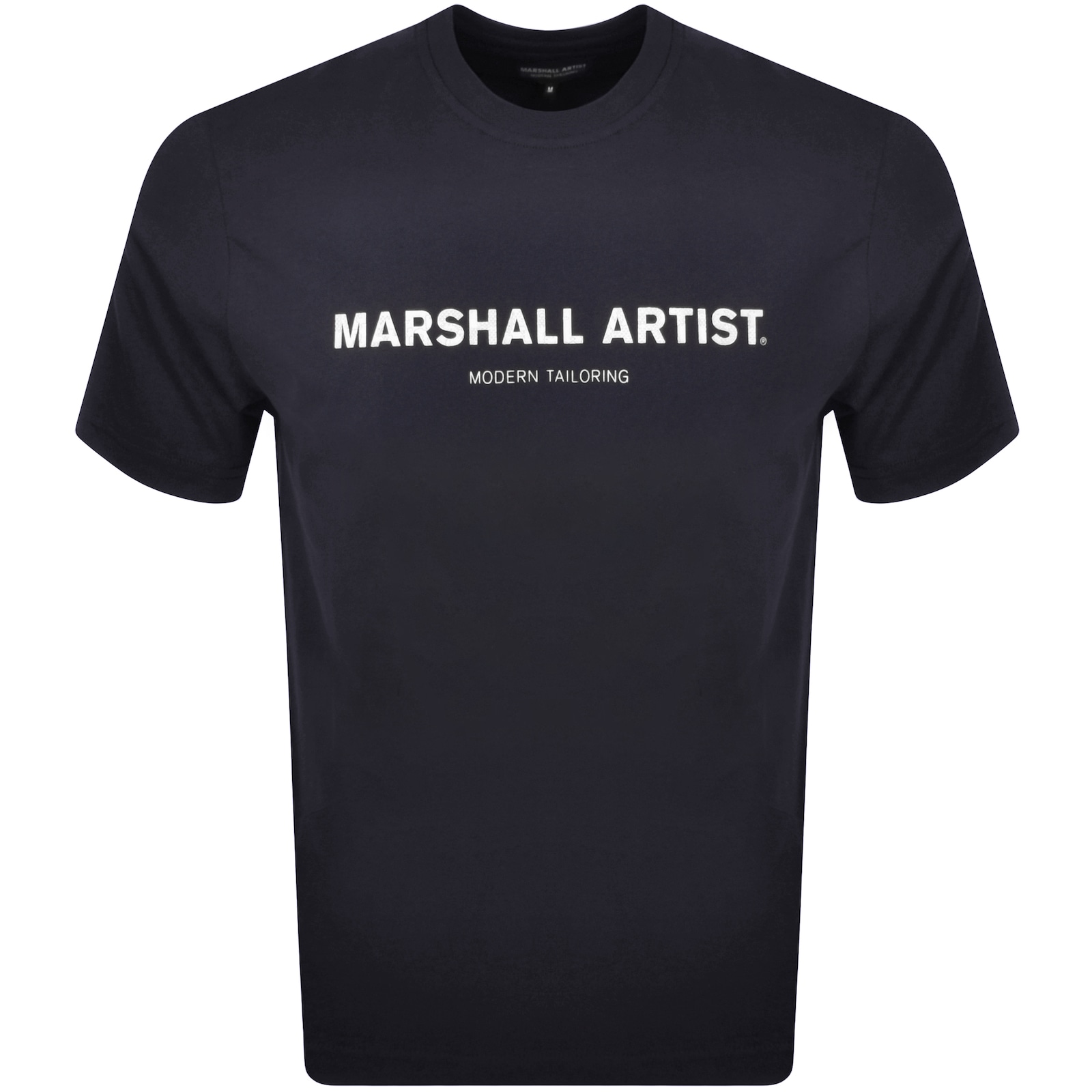 Marshall Artist Stampa T Shirt Navy In Blue