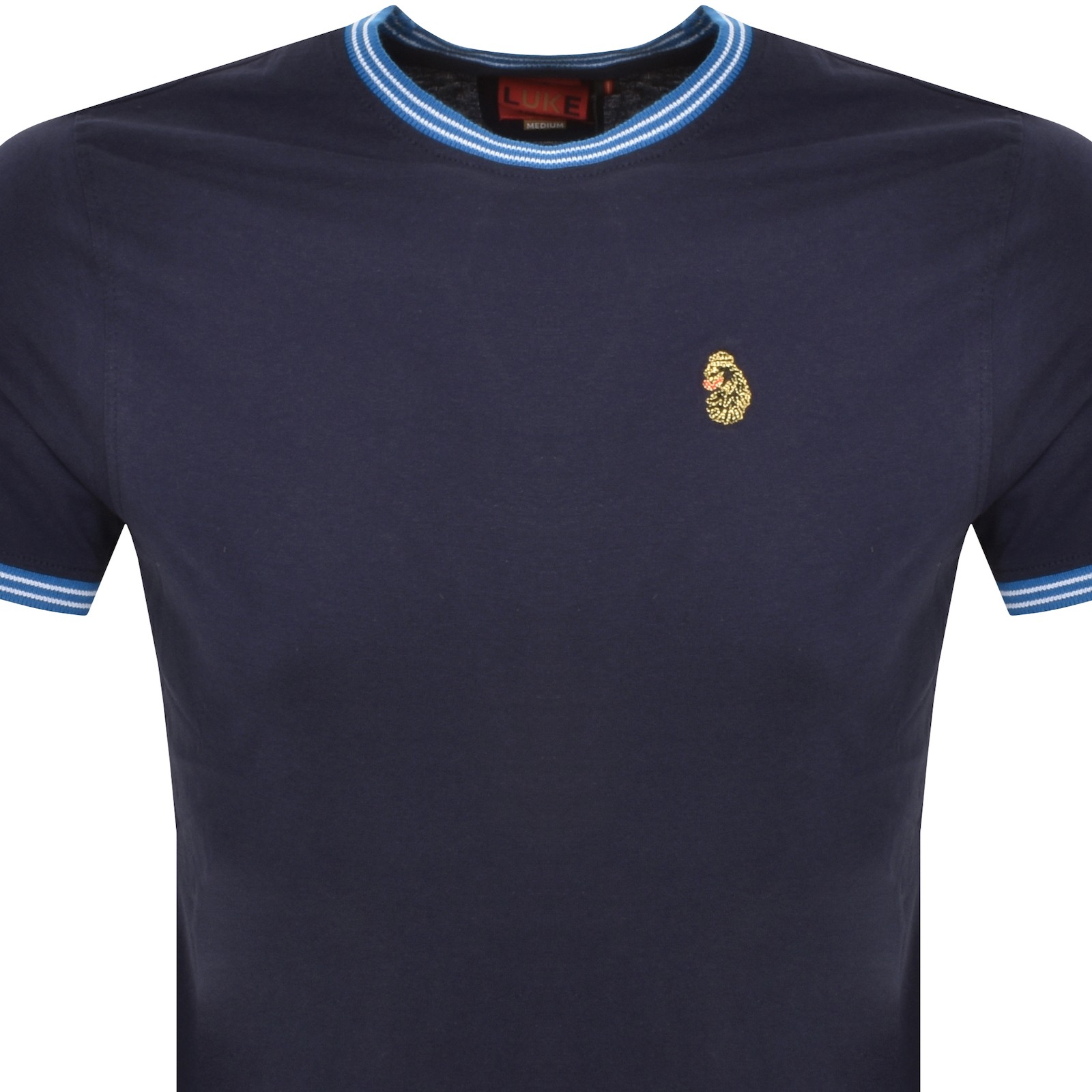 Luke 1977 Looper Tipped T Shirt Navy In Navy