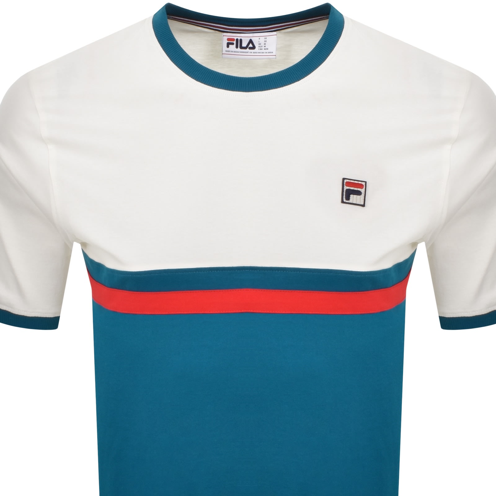 Shop Fila Vintage Randy T Shirt Deep Lagoon In Blue