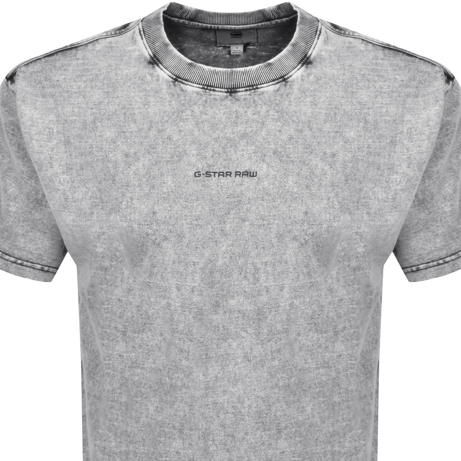 G-star Washed Loose Organic Cotton Logo T-shirt In Black