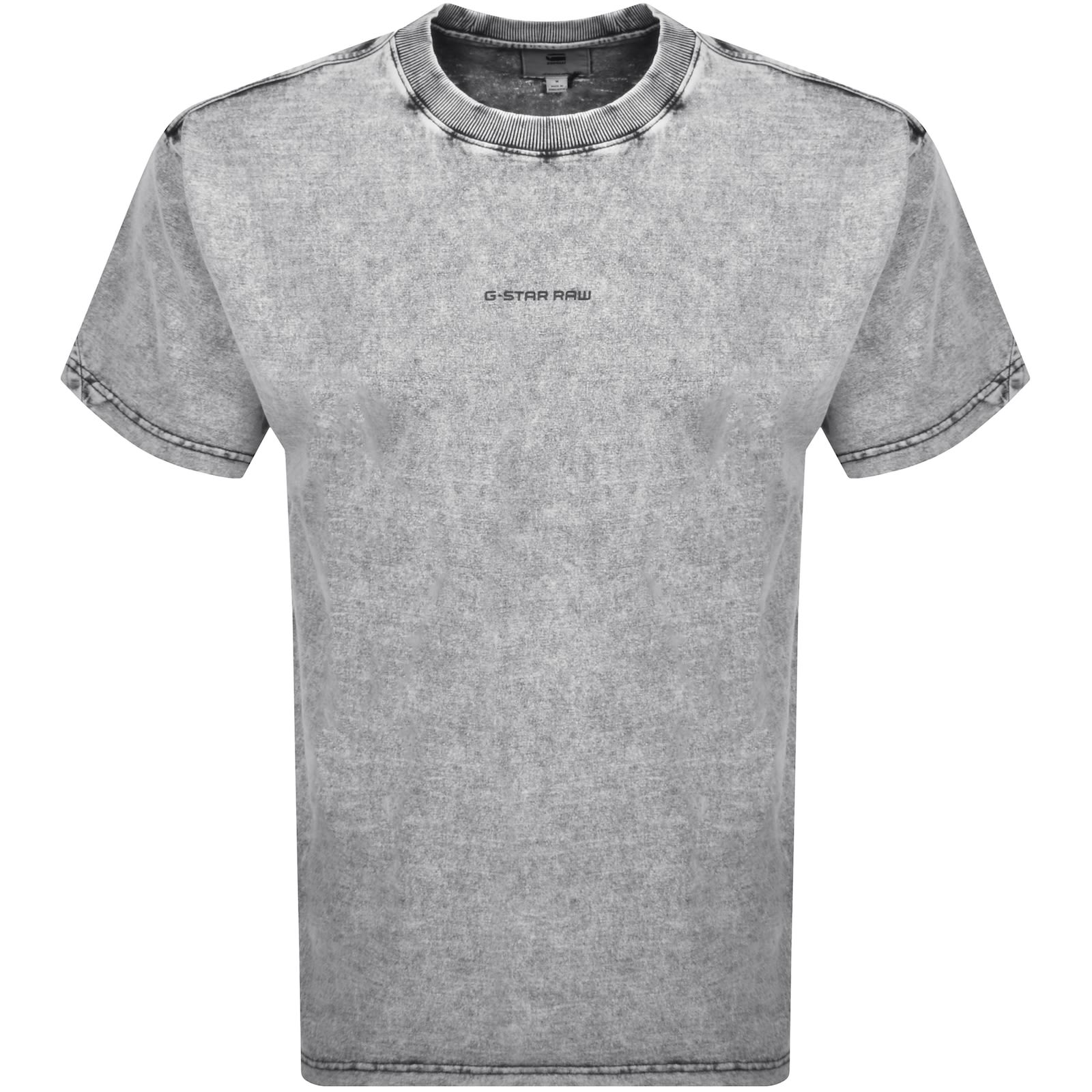 G-star Washed Loose Organic Cotton Logo T-shirt In Black