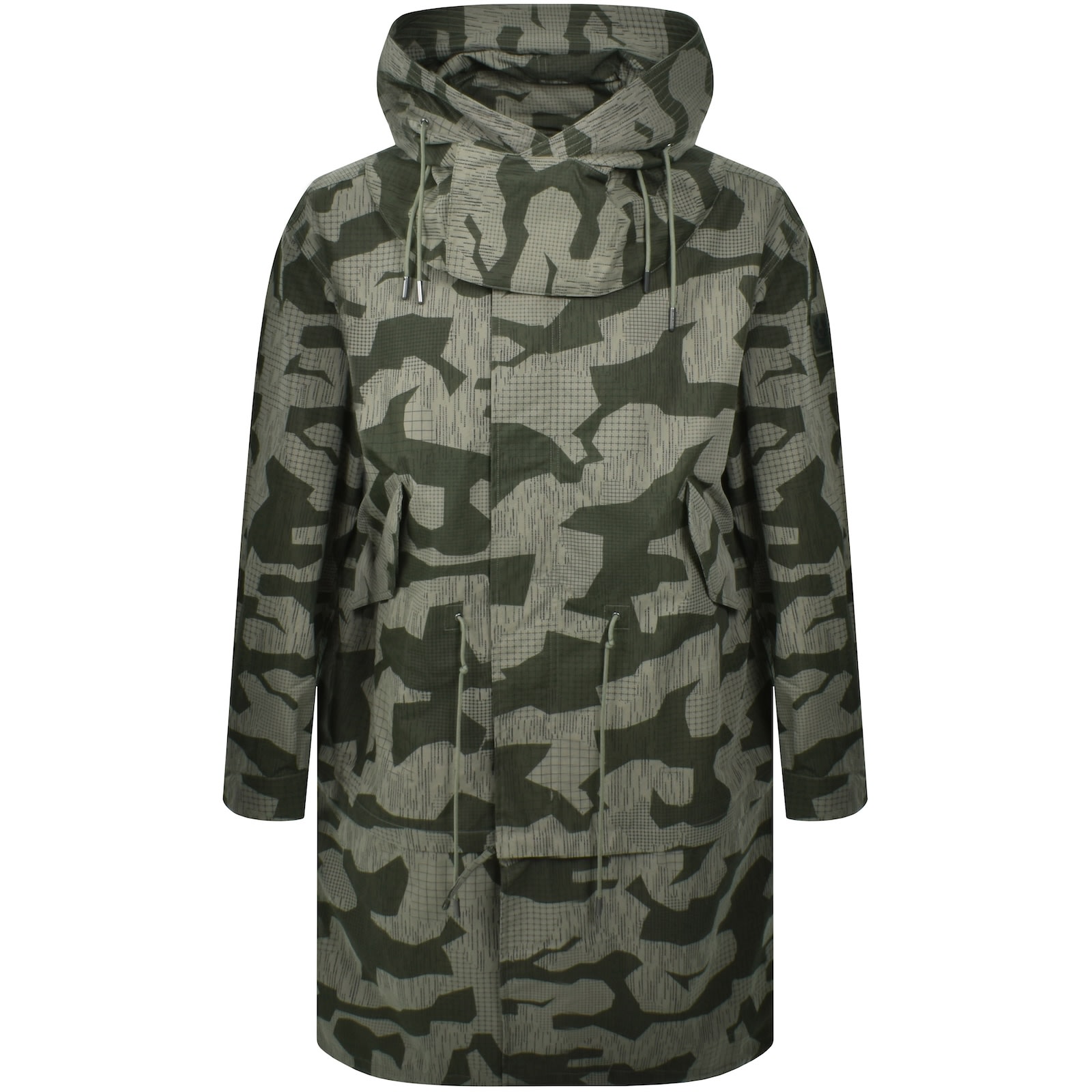 Belstaff Canopy Parka Jacket Green In Green