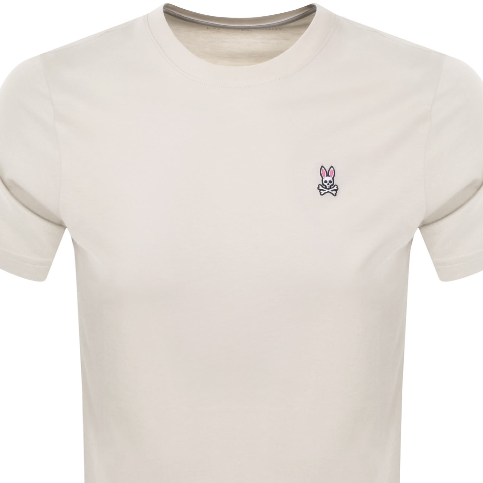 Psycho Bunny Lassic Short Sleeve Embroidered Logo Tee In Beige