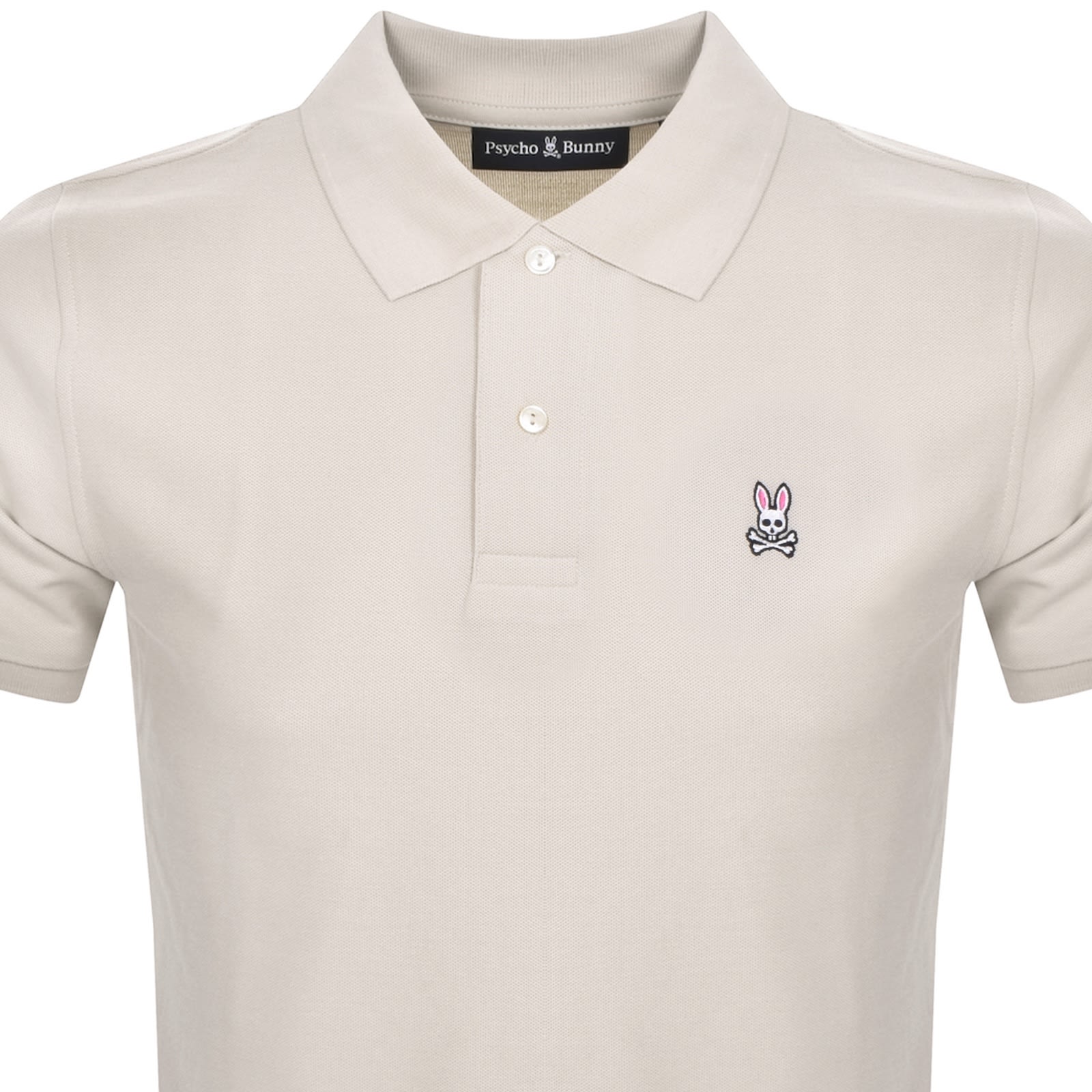 Psycho Bunny Classic Pique Polo T Shirt Beige In Neutral