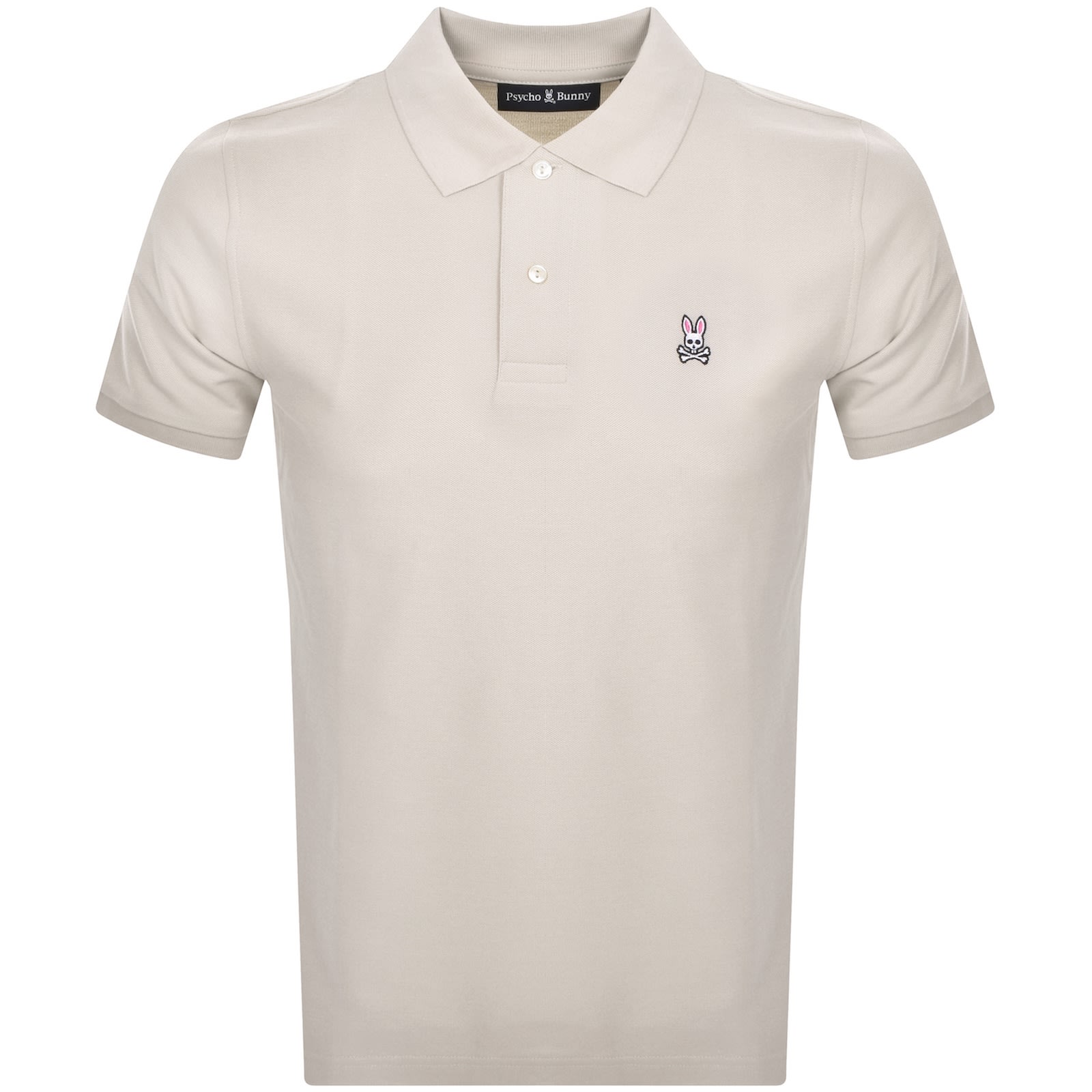 Psycho Bunny Classic Pique Polo T Shirt Beige In Neutral