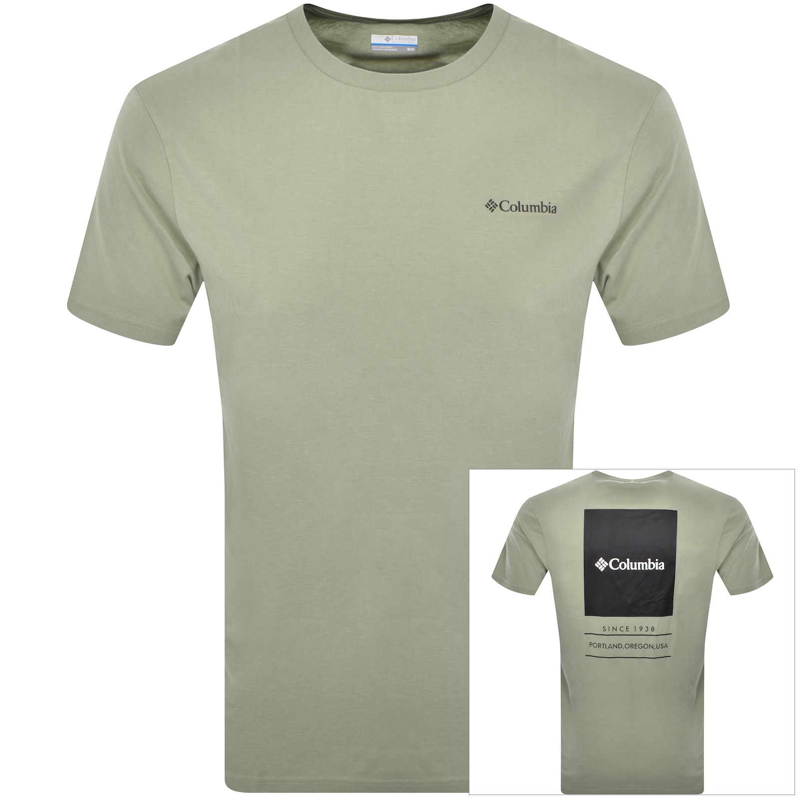 Shop Columbia Barton Springs Graphic T Shirt Green