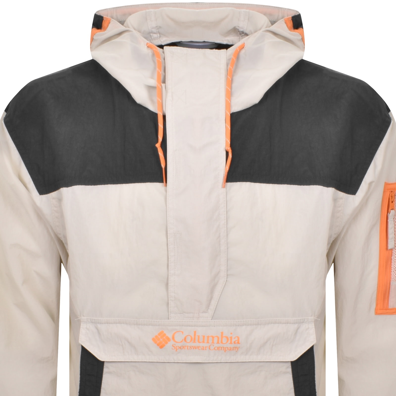 Shop Columbia Windbreaker Anorak Jacket Beige