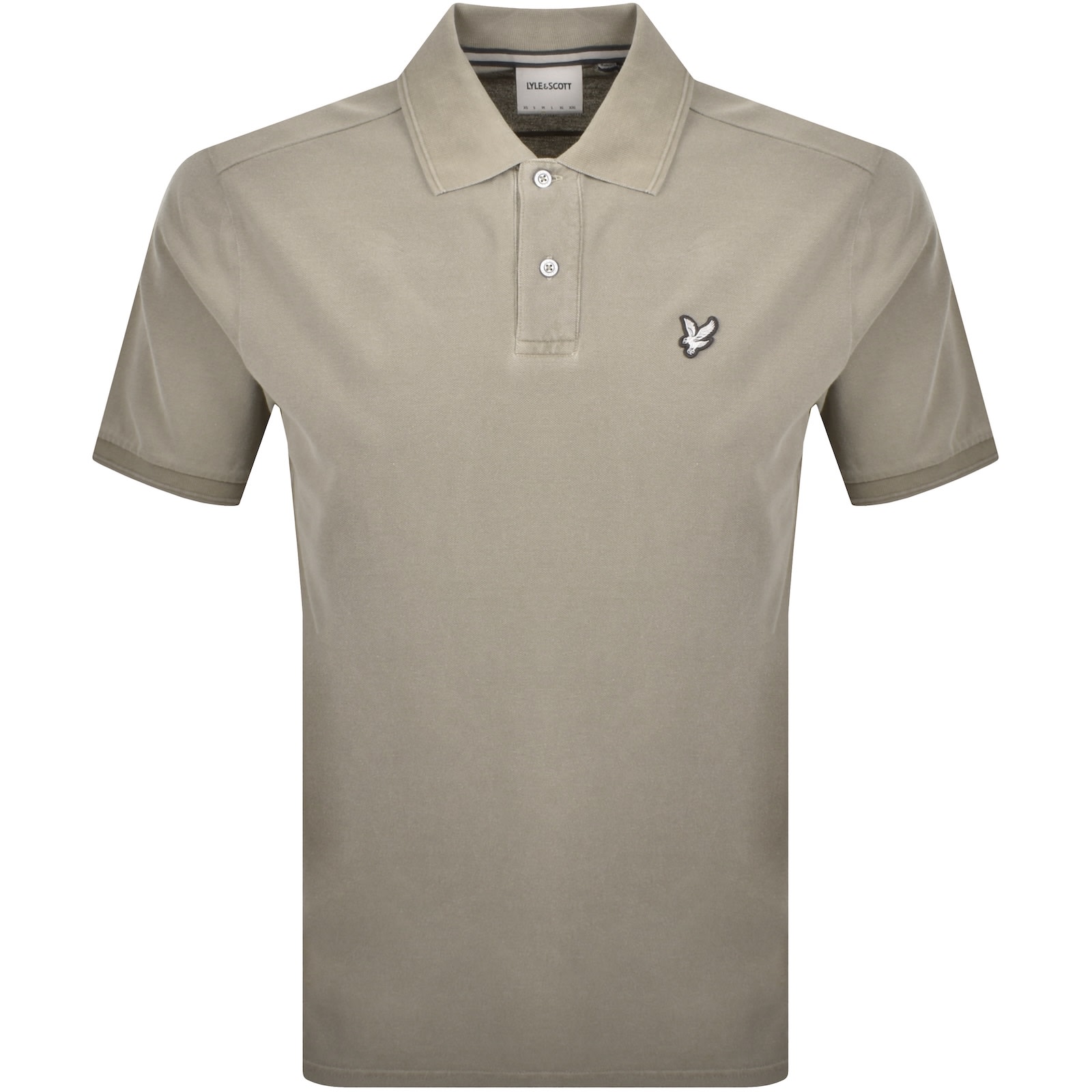 Lyle & Scott Lyle And Scott Short Sleeved Polo T Shirt Beige In Beige