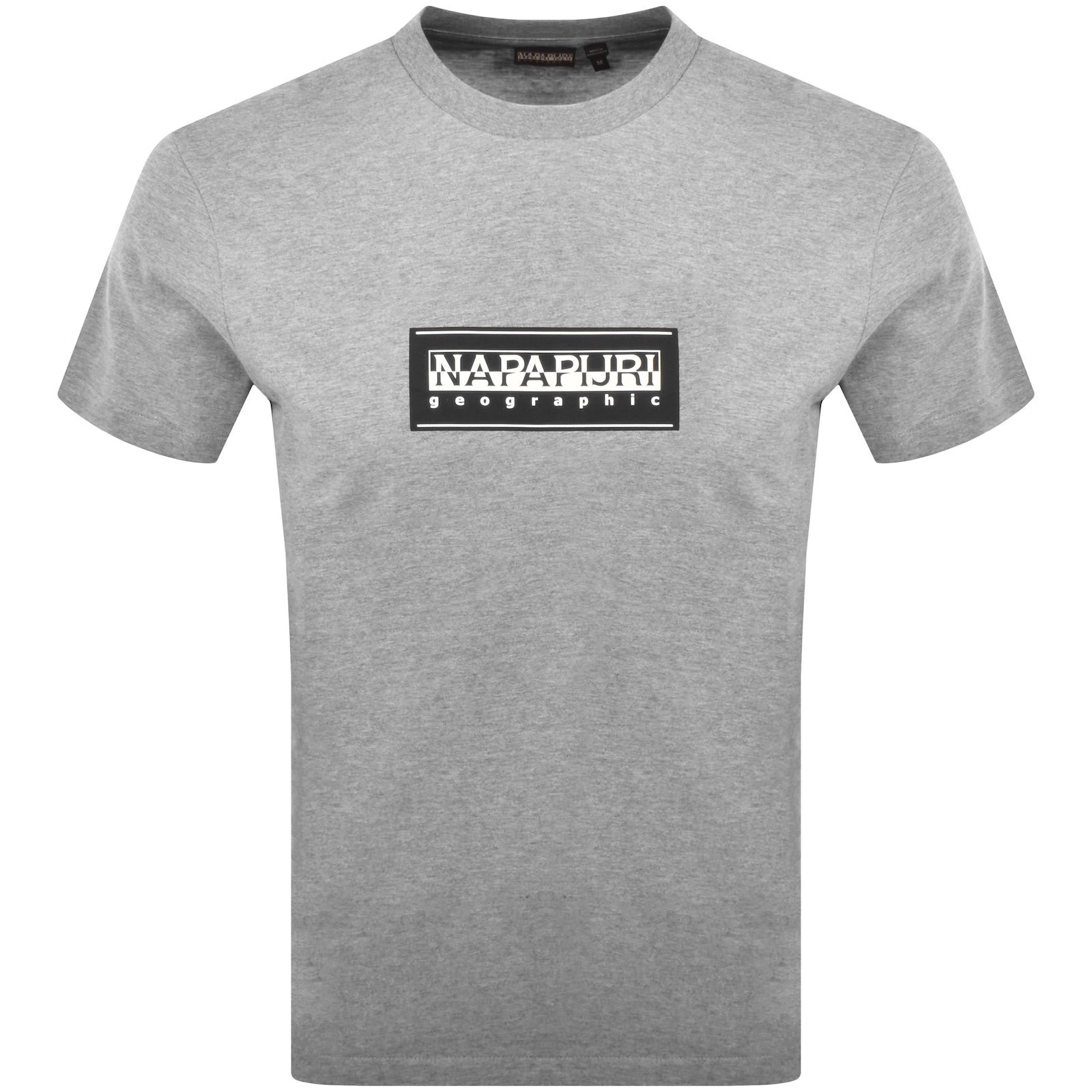 Napapijri S Box T Shirt Grey In Gray
