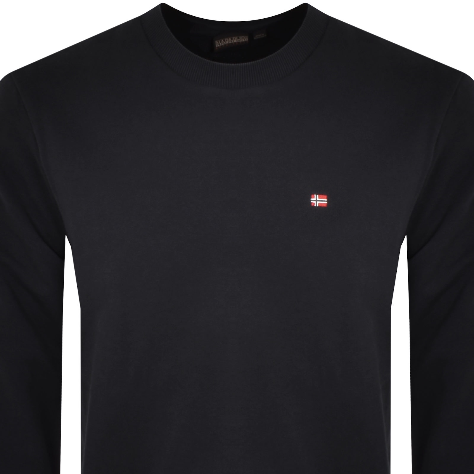 Napapijri Balis Crew Sweatshirt Black In Black