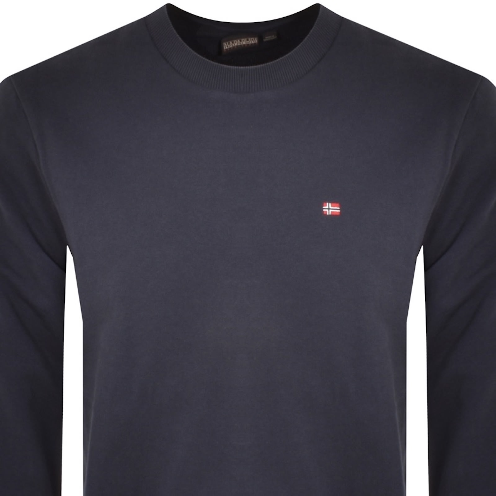 Napapijri Balis Flag Logo Sweatshirt Navy In Blue