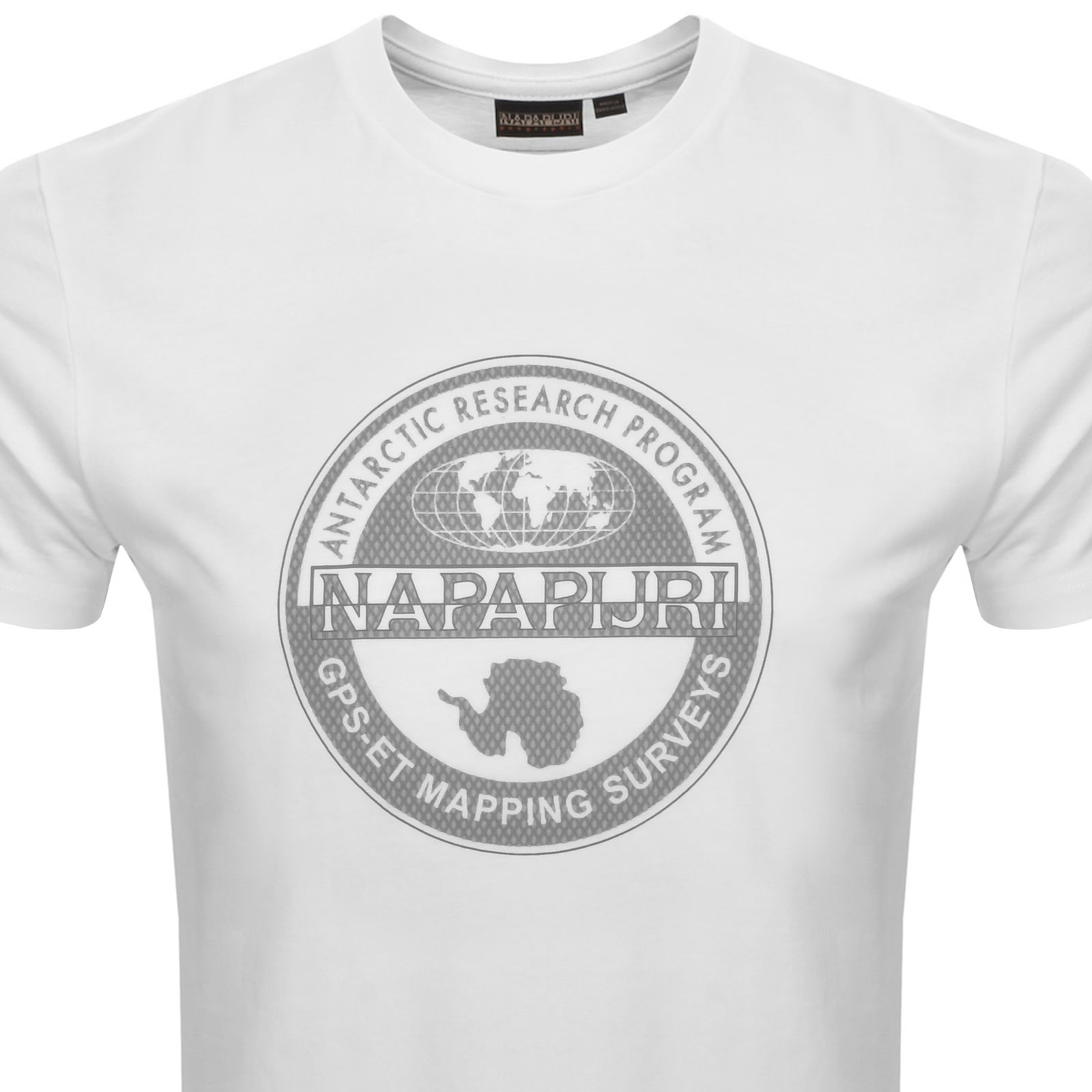 Napapijri Man T-shirt White Size L Cotton In White