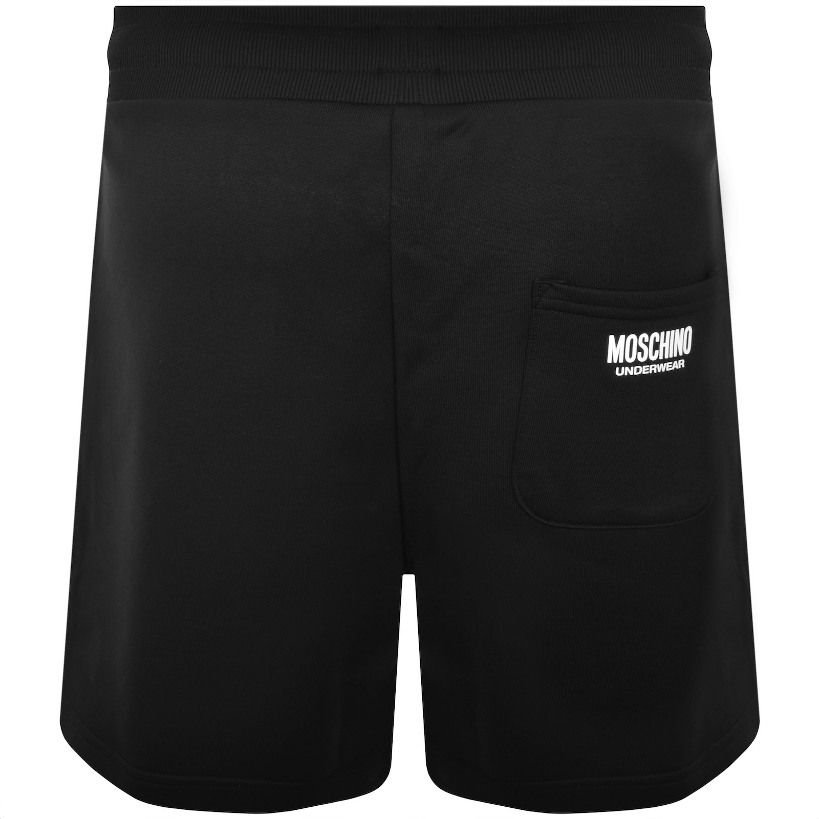 Moschino Logo Fantasy Print Shorts Black In Black