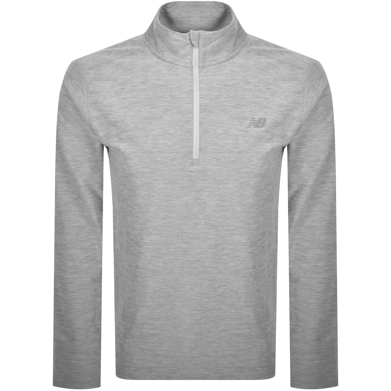 NEW BALANCE NEW BALANCE QUARTER ZIP TRACK TOP GREY