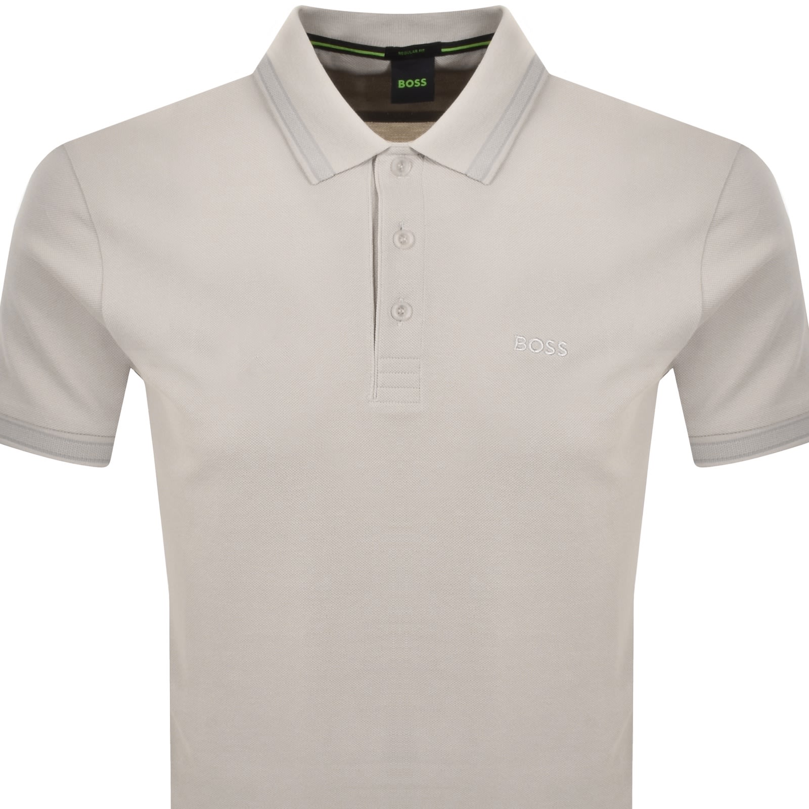 Boss Athleisure Boss Paddy Polo T Shirt Beige In Beige