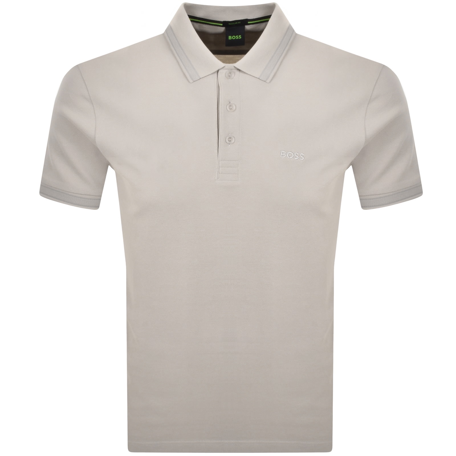 Boss Athleisure Boss Paddy Polo T Shirt Beige In Beige