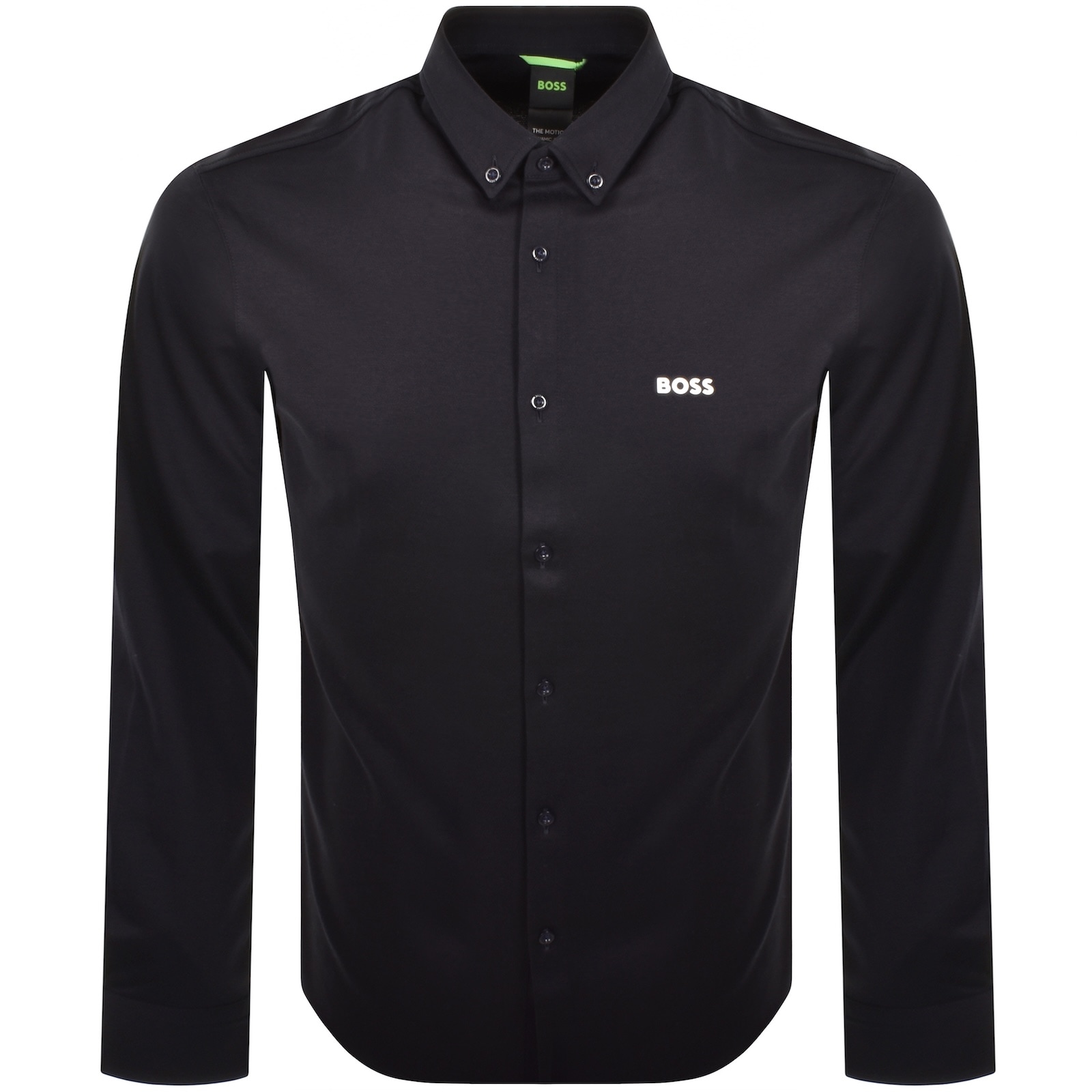 Boss Athleisure Boss B Motion Regular Fit Stretch Shirt Black In Navy
