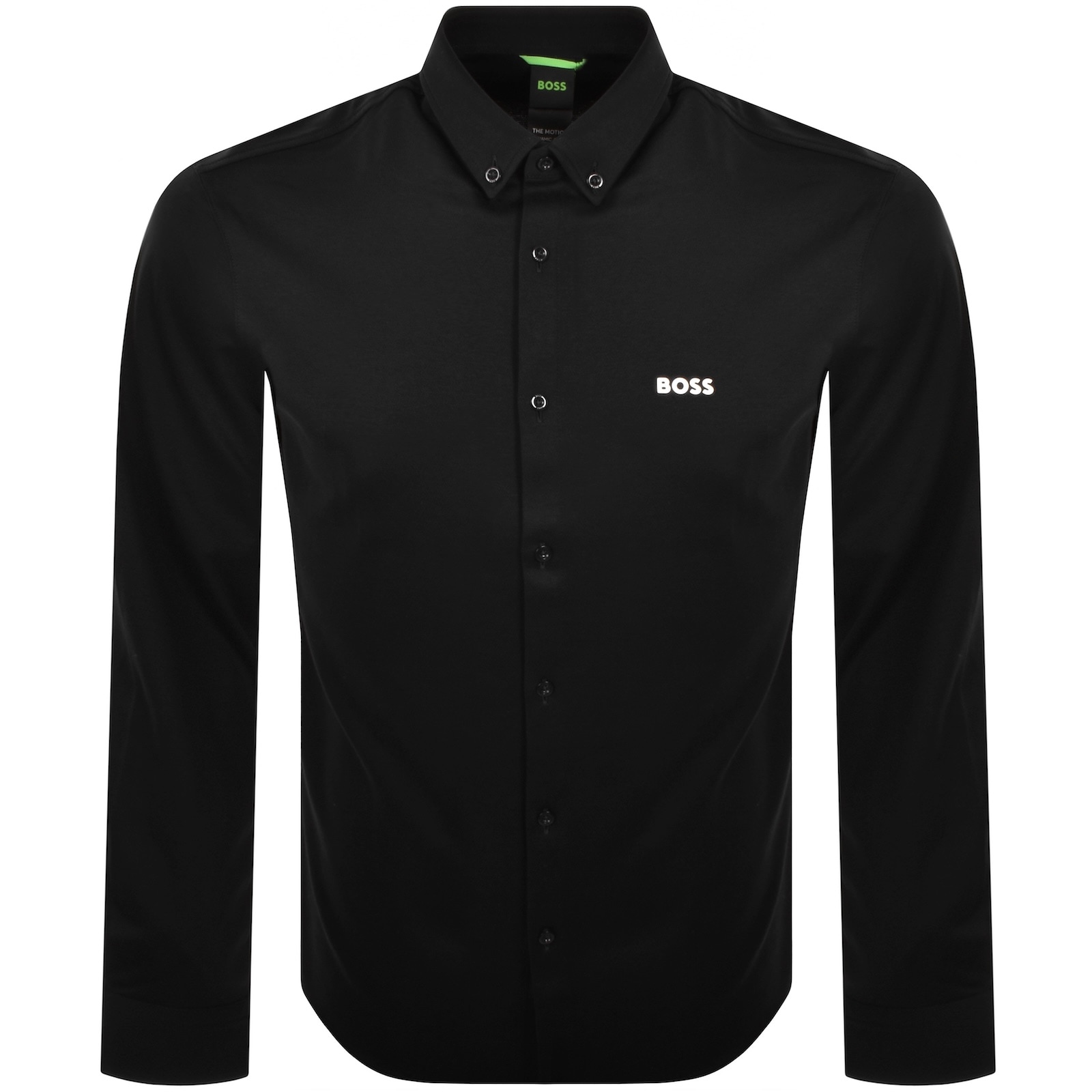 Boss Athleisure Boss B Motion Regular Fit Stretch Shirt Black In Black