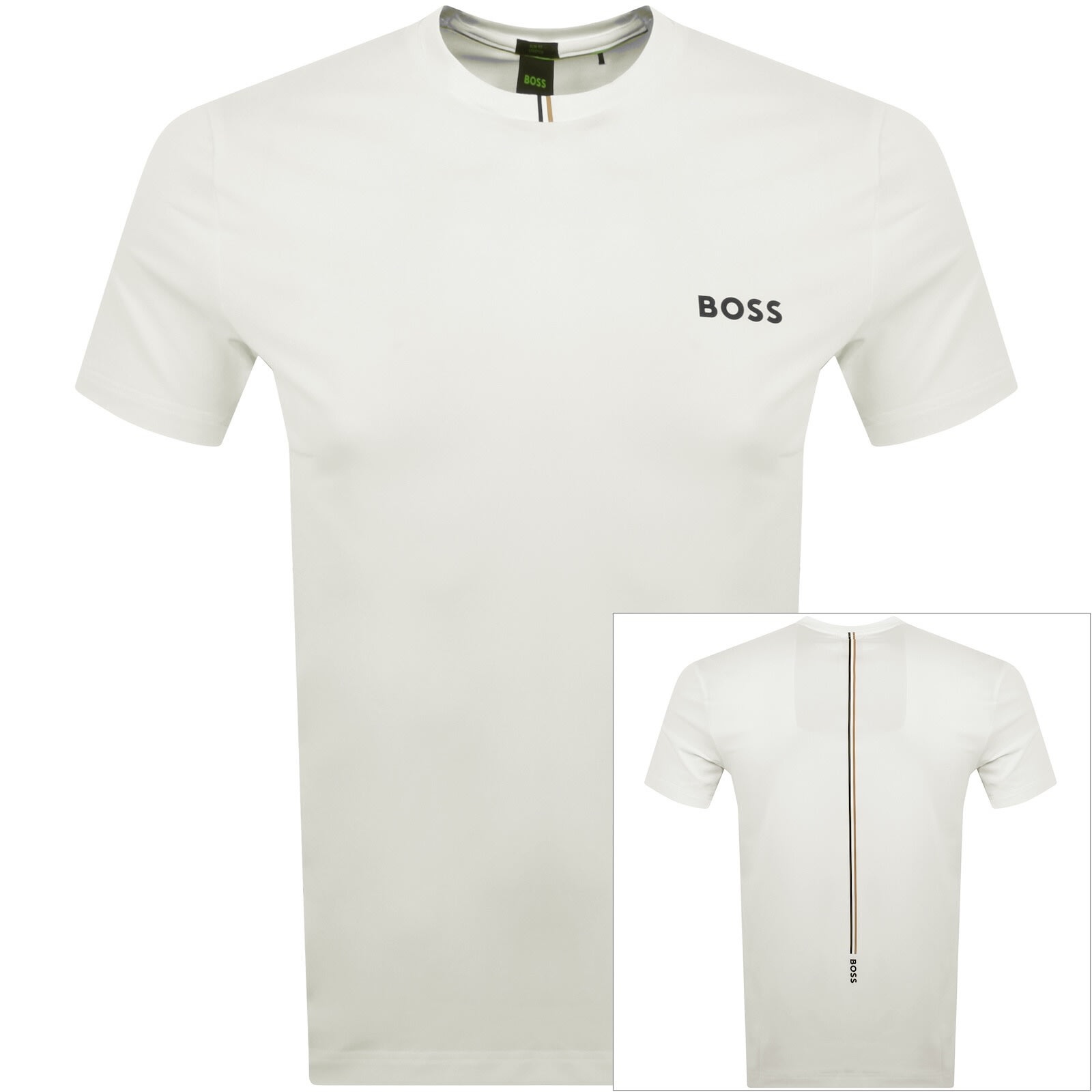 Boss Athleisure Boss Tee Mb Slim Fit T Shirt White In White