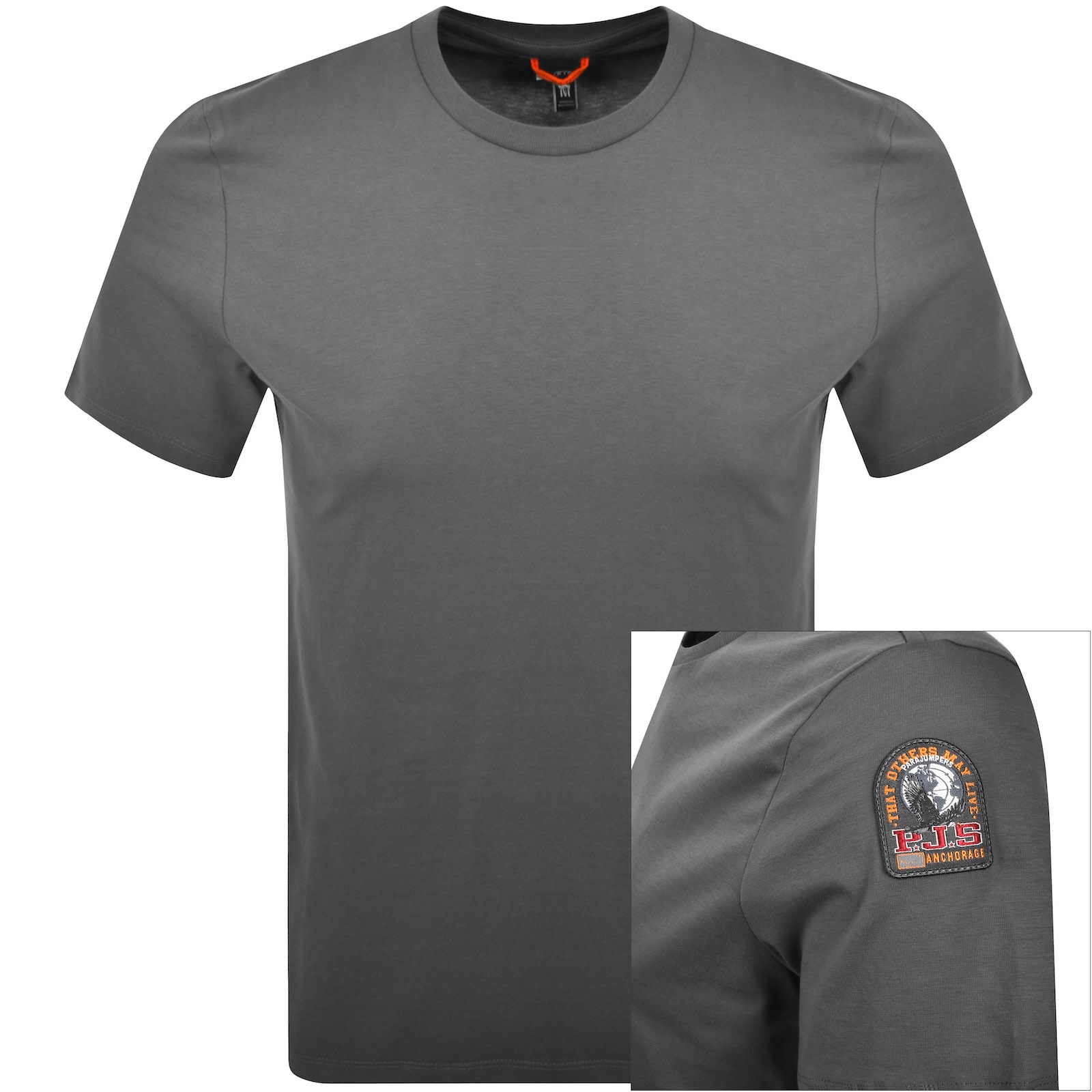 Parajumpers Shispare T Shirt Grey In Grey