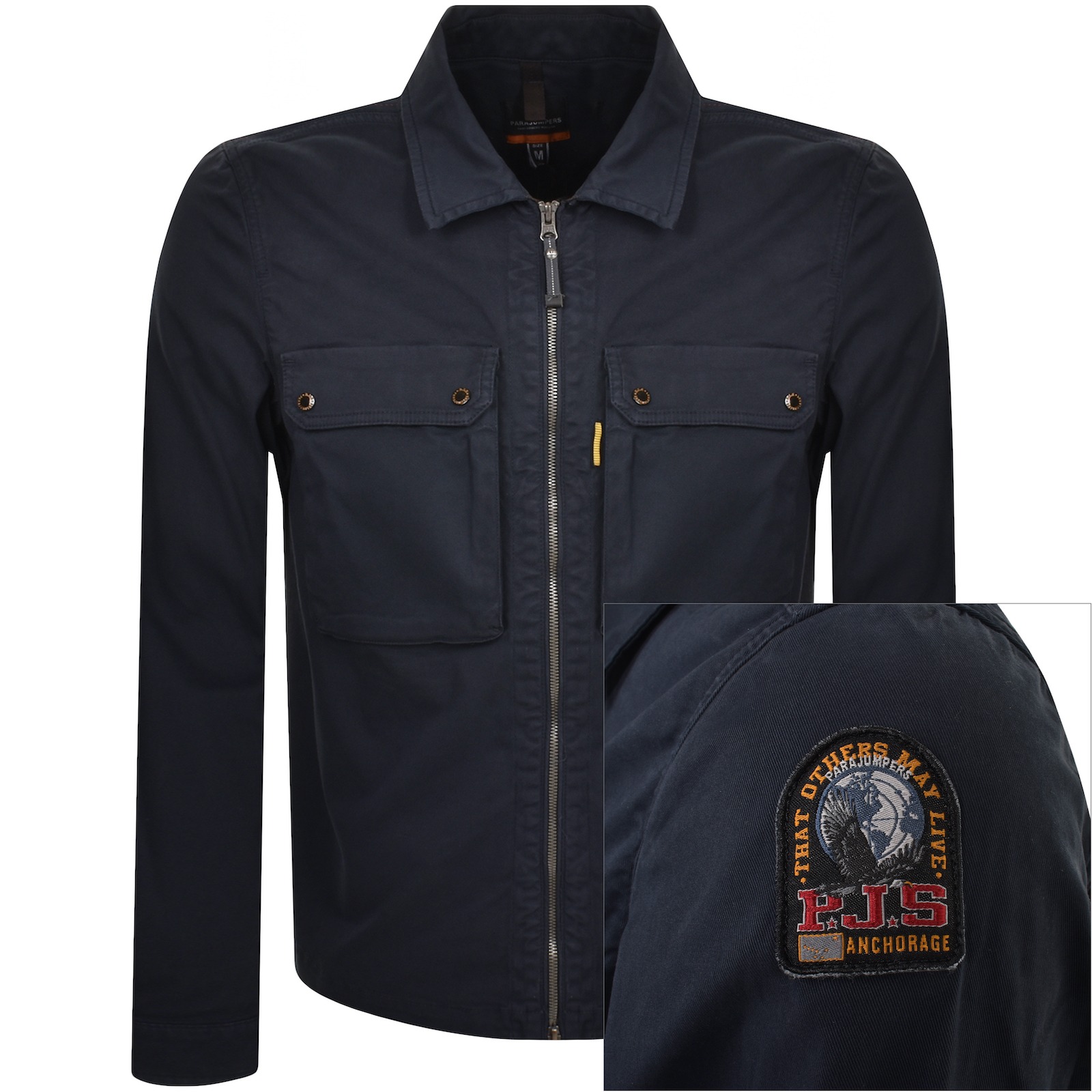 Parajumpers Tel Overshirt Navy In Navy