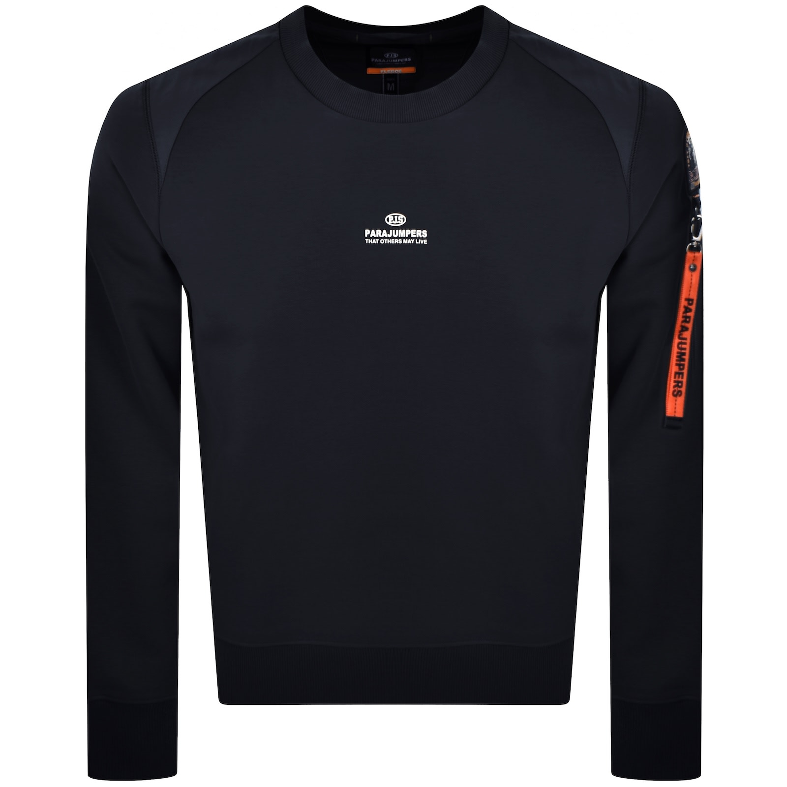 Parajumpers Sabre Basic Sweatshirt Navy In Black