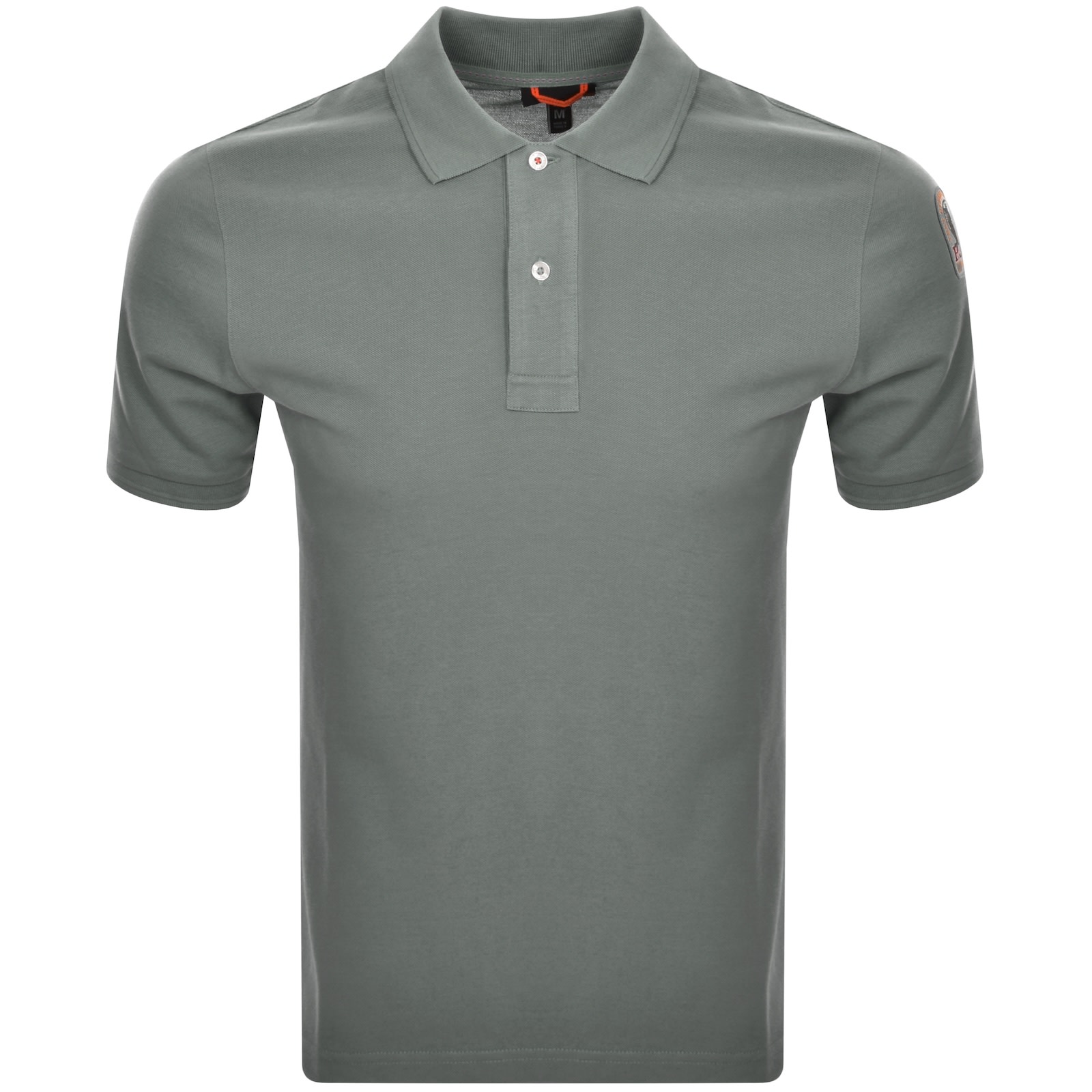 Parajumpers Gangapuma Polo T Shirt Green In Gray