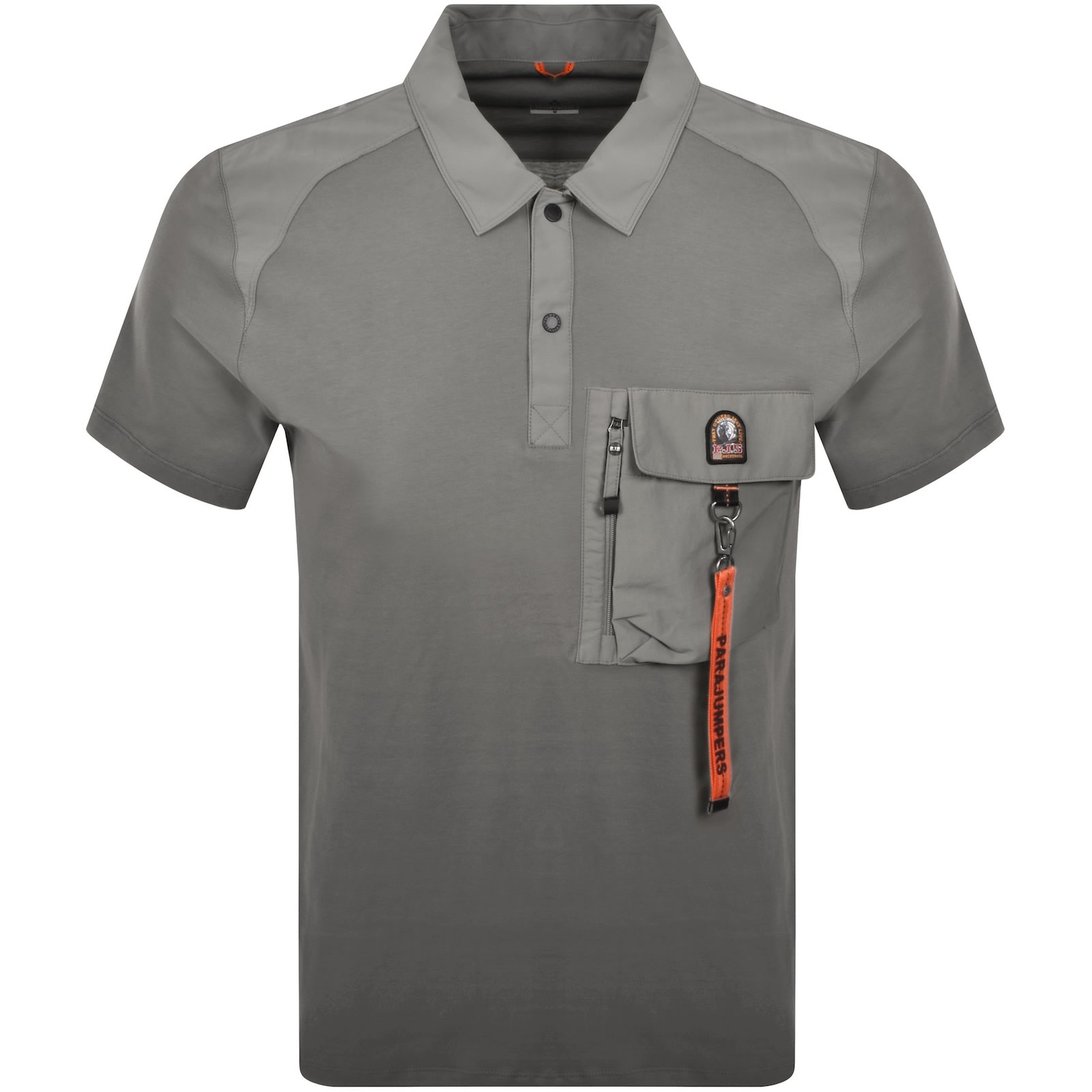 Parajumpers Rescue Polo T Shirt Grey In Grey