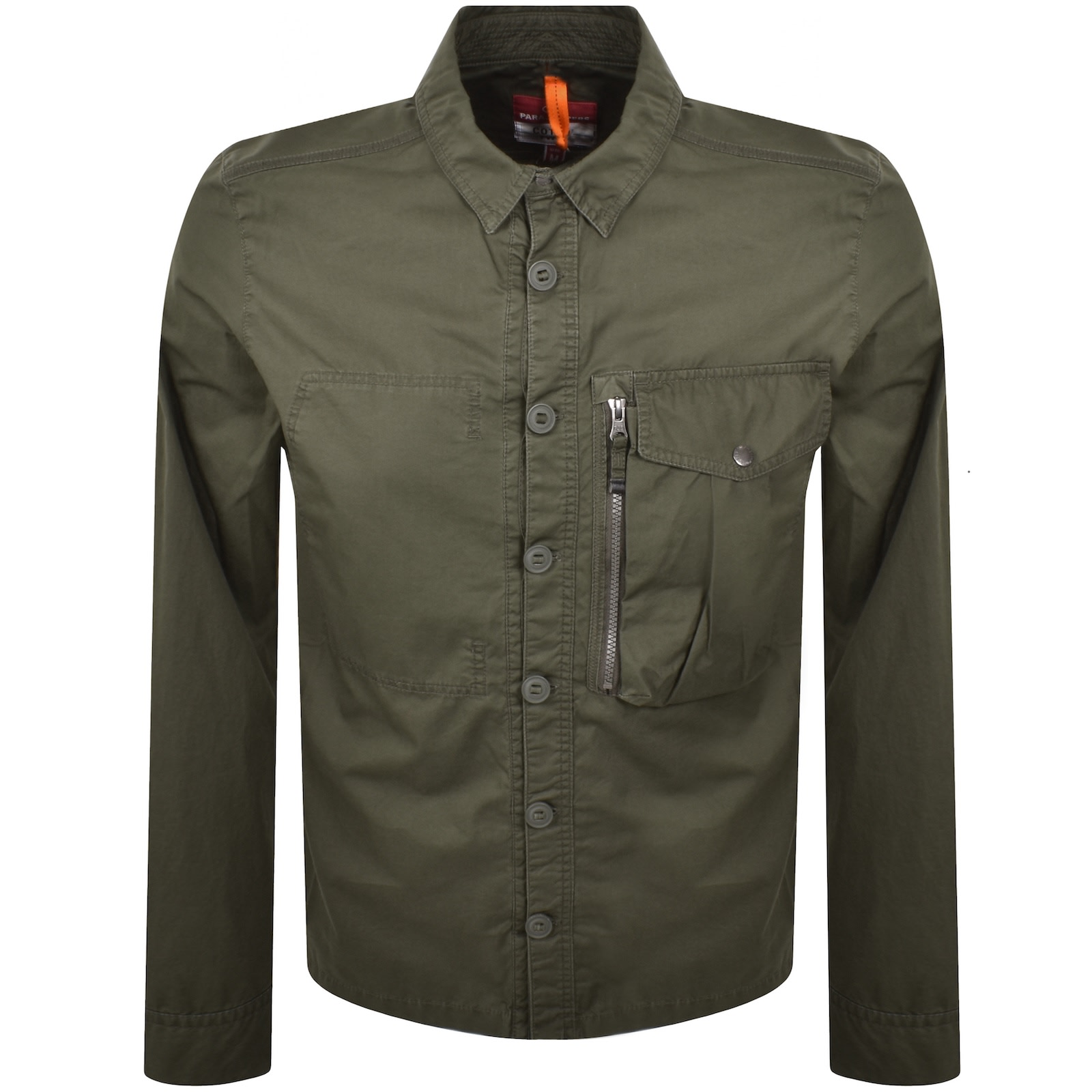 Parajumpers Kurtis Overshirt Green In Gray