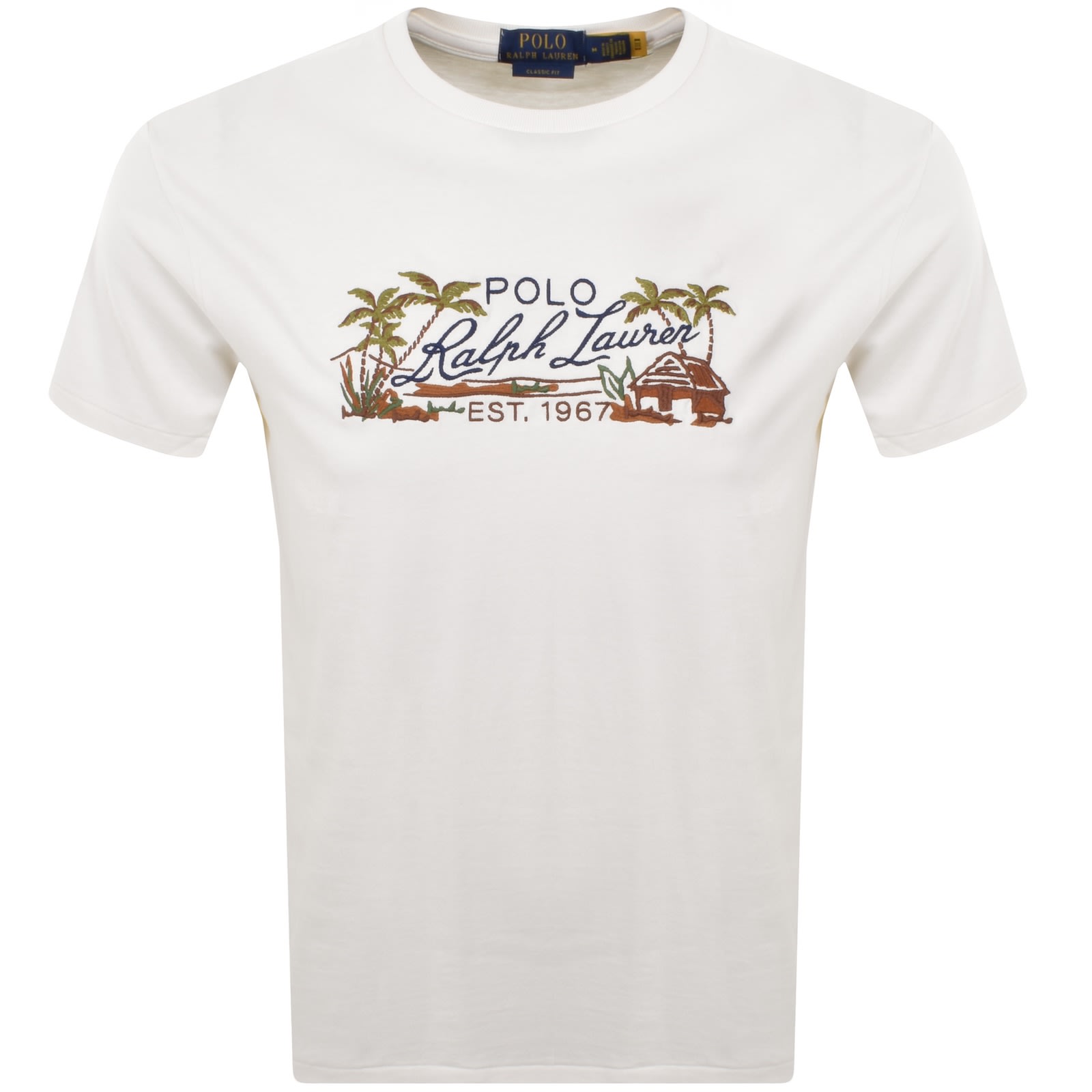 Ralph Lauren Logo T Shirt Off White