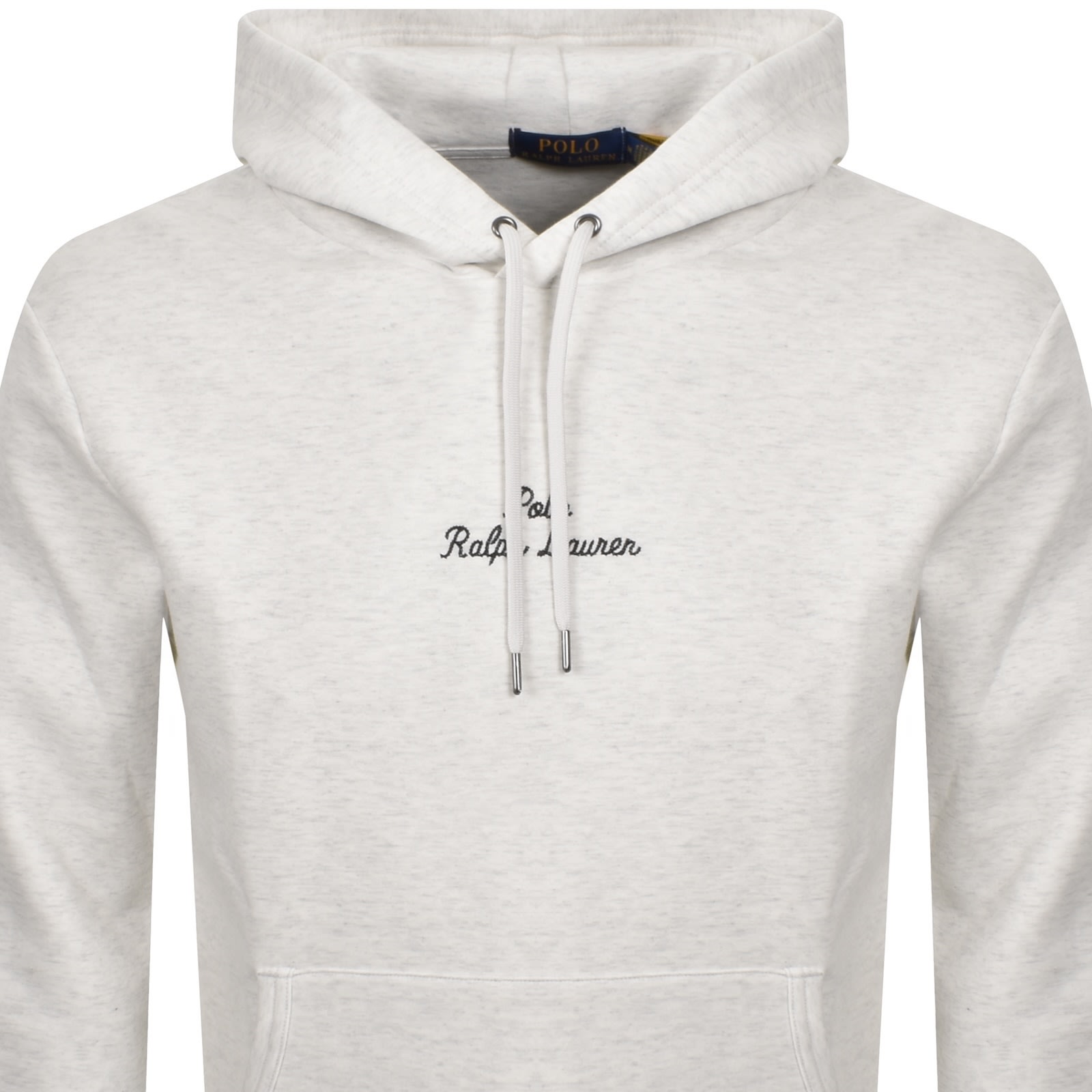 Ralph Lauren Pullover Hoodie Grey In White