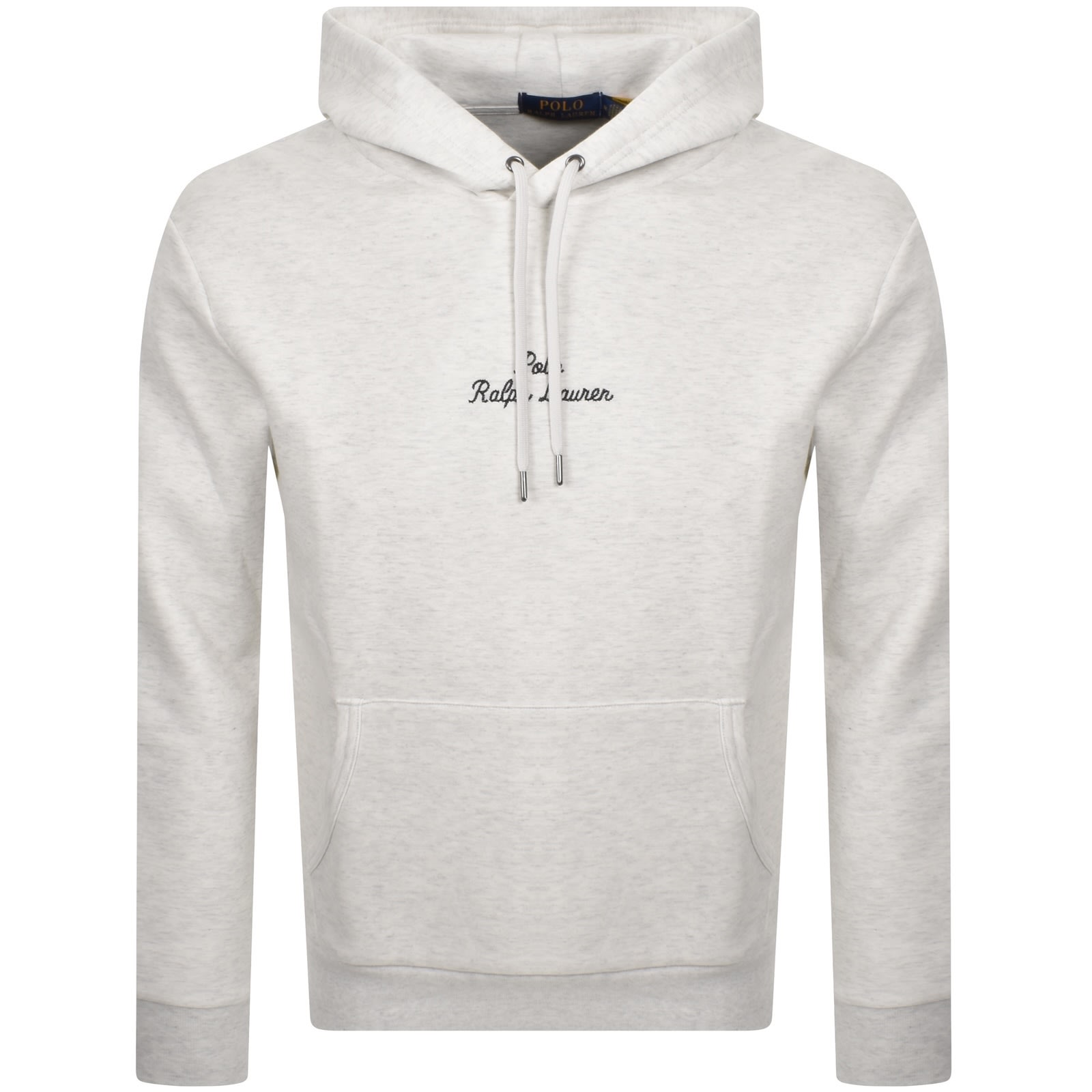 Ralph Lauren Pullover Hoodie Grey In White