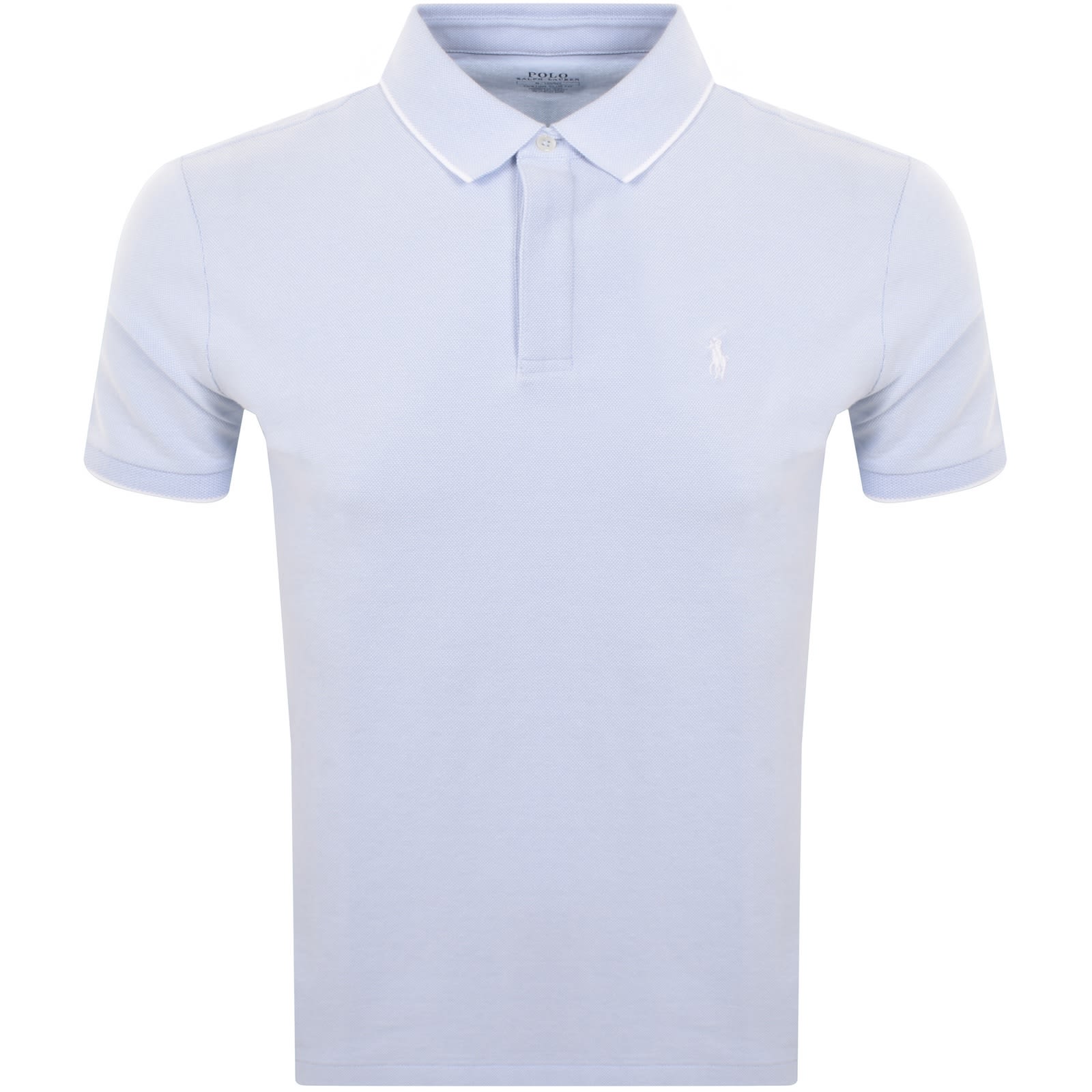 Ralph Lauren Custom Slim Polo T Shirt Blue