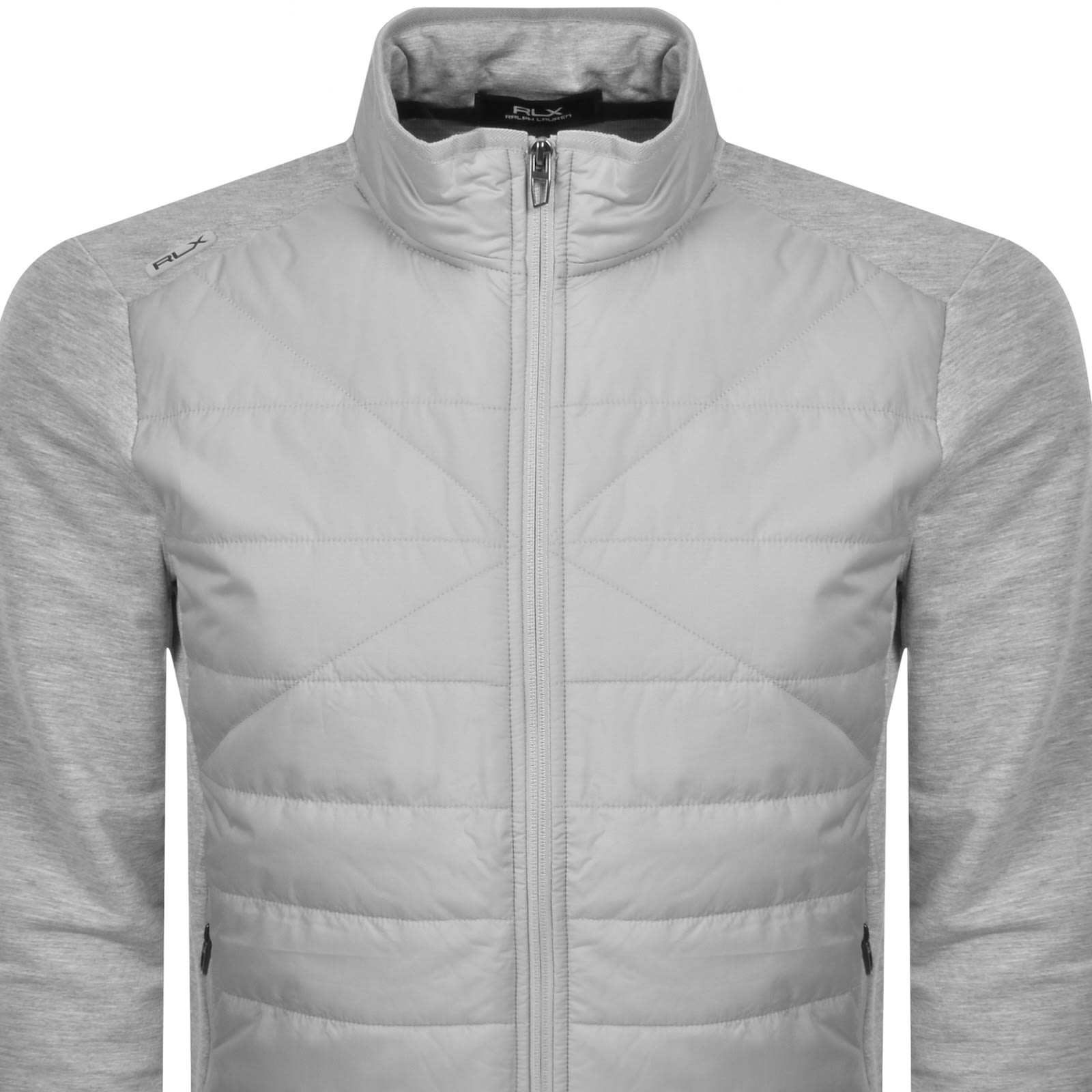 Ralph Lauren Rlx Hybrid Full Zip Sweatshirt Grey In Grey