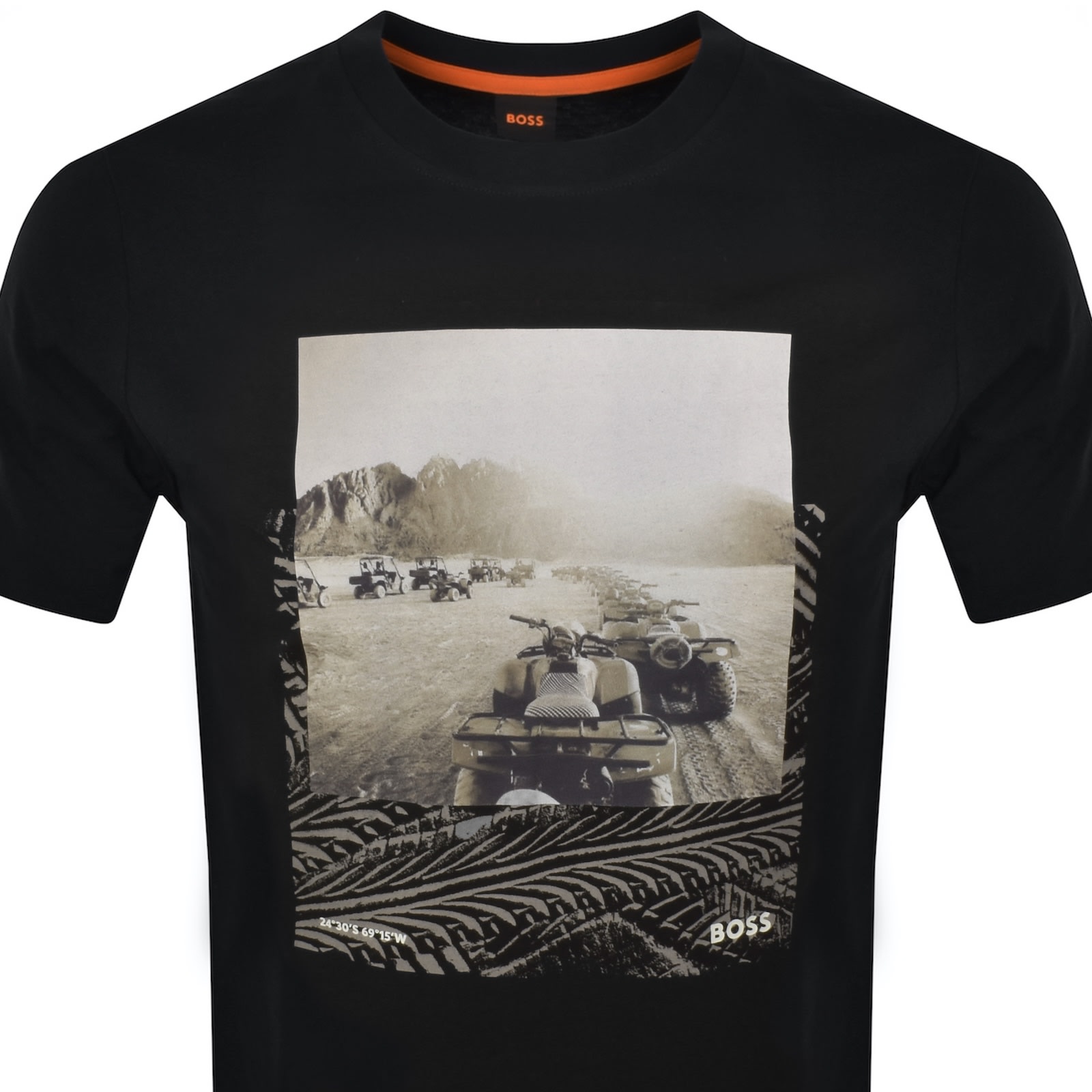 Boss Casual Boss Te Dunetrace T Shirt Black In Black