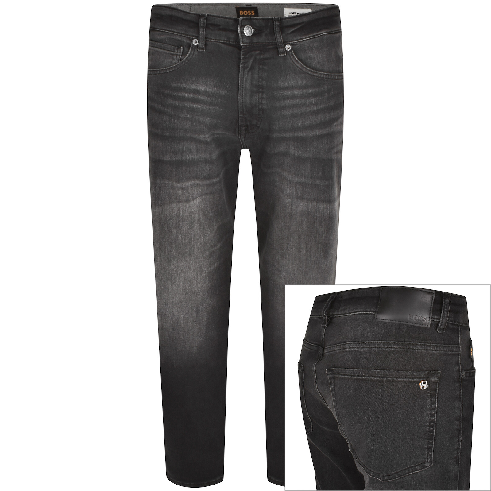 Boss Casual Boss Maine Regular Fit Jeans Black In Black