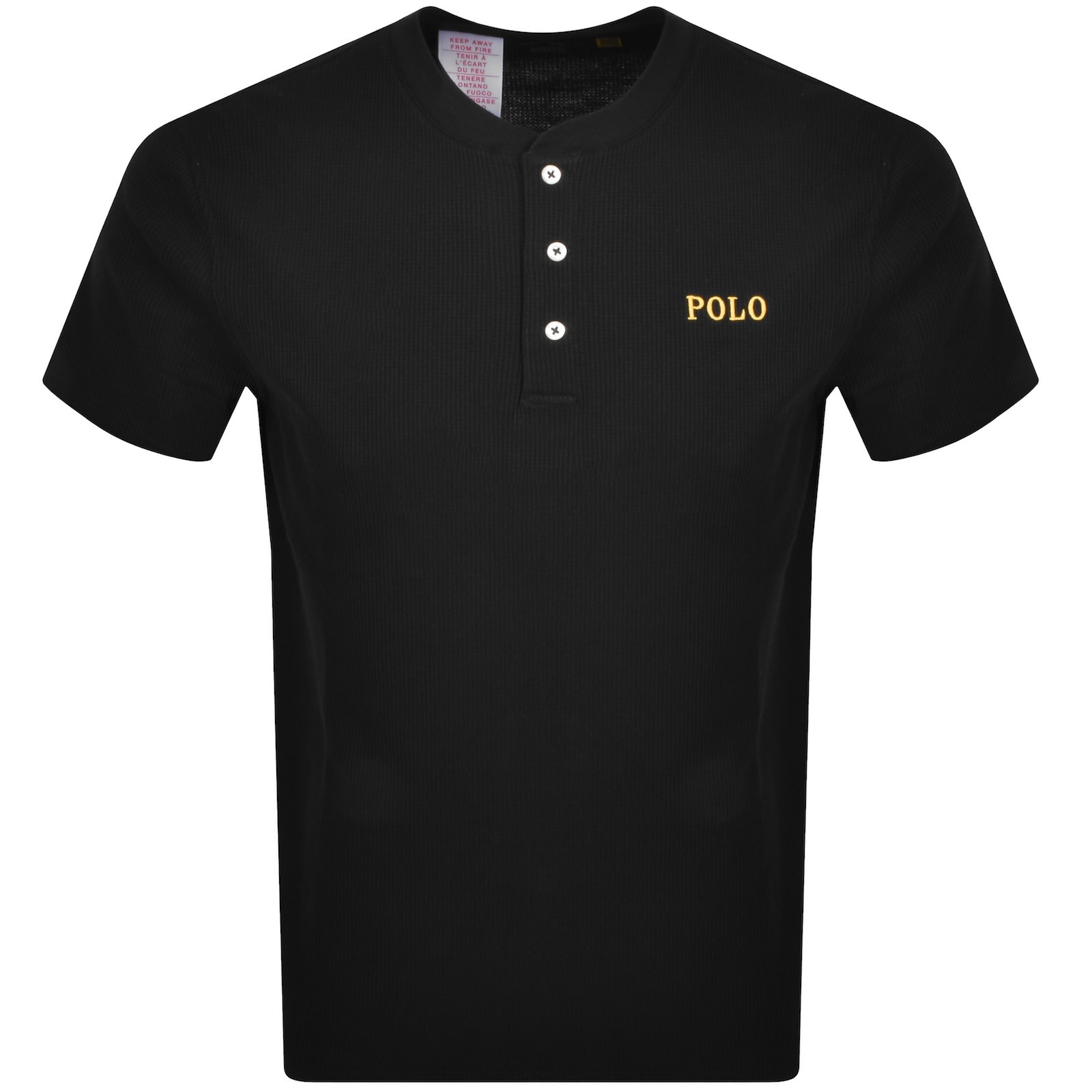 Ralph Lauren Henley T Shirt Black