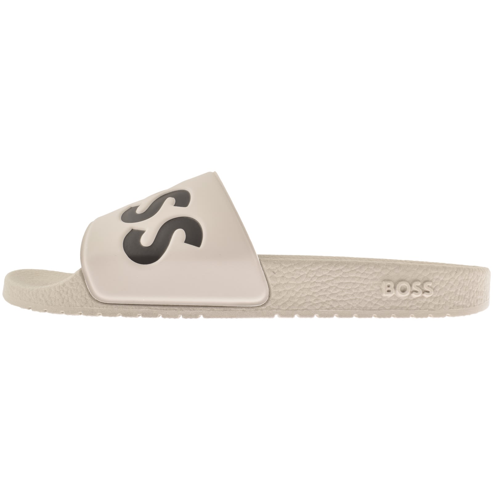 Hugo Boss Boss Aryeh Sliders Open Beige In Beige