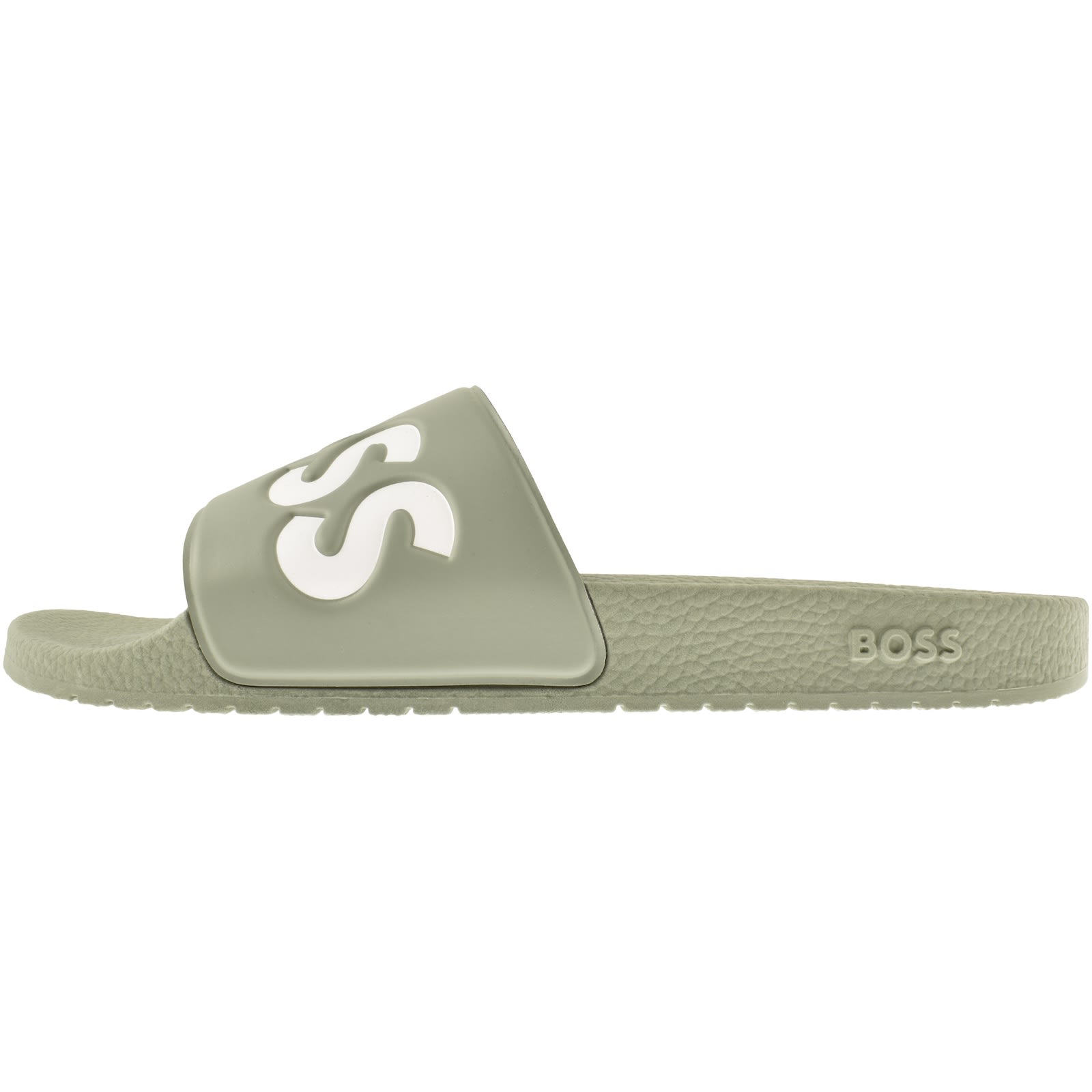 Hugo Boss Boss Aryeh Sliders Medium Green In Green