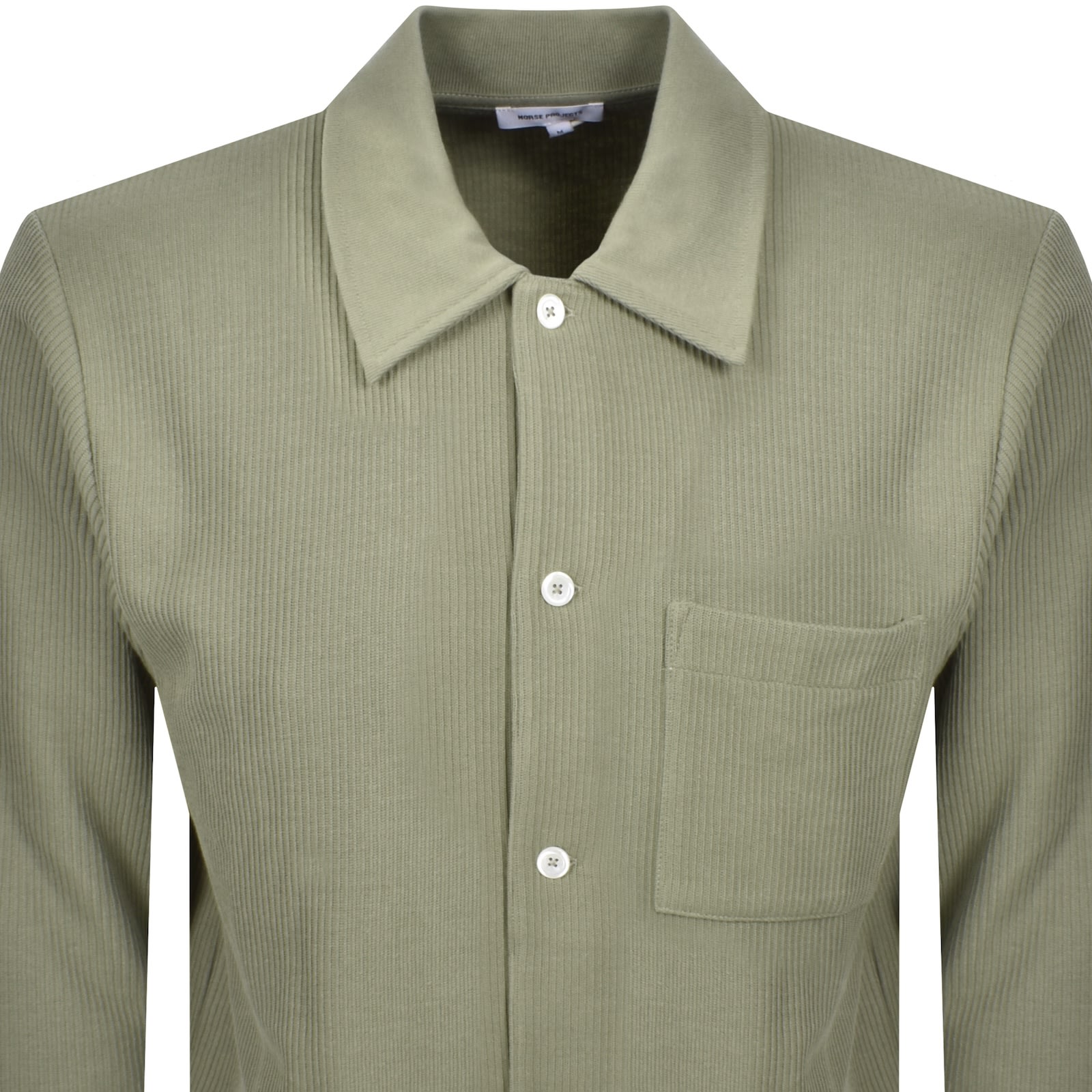 Norse Projects Jorn Double Face Overshirt Clay In Green
