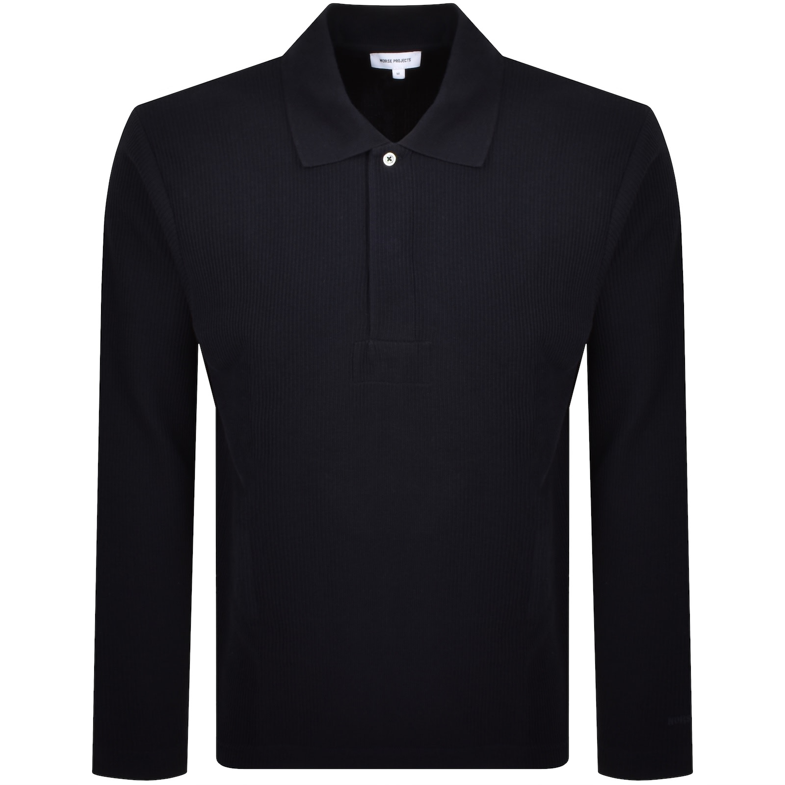 Norse Projects Ruben Double Face Polo Navy In Black