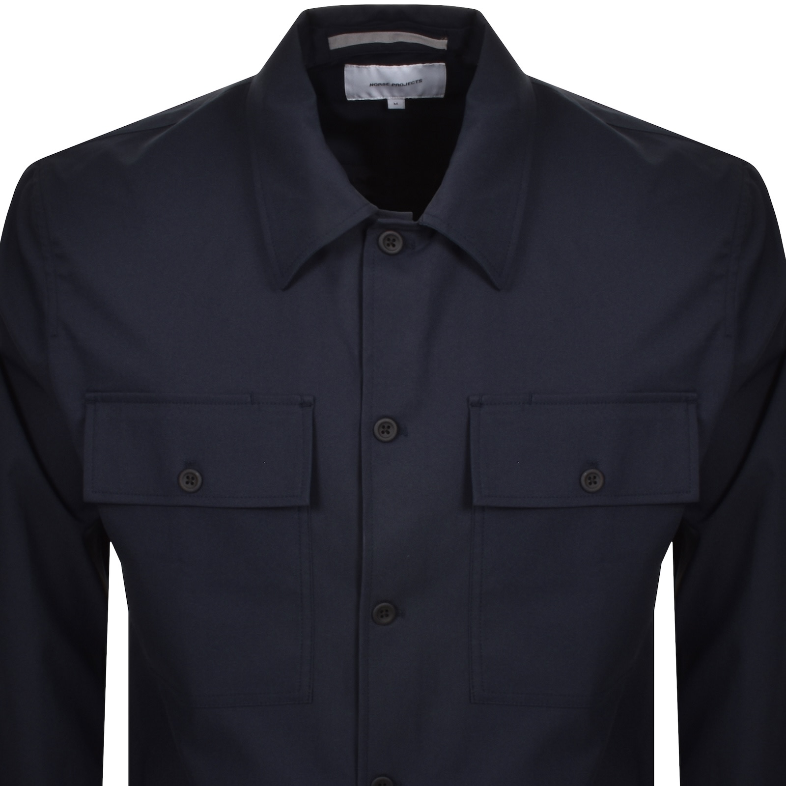 Norse Projects Hjalmer Solotex Overshirt Navy In Blue
