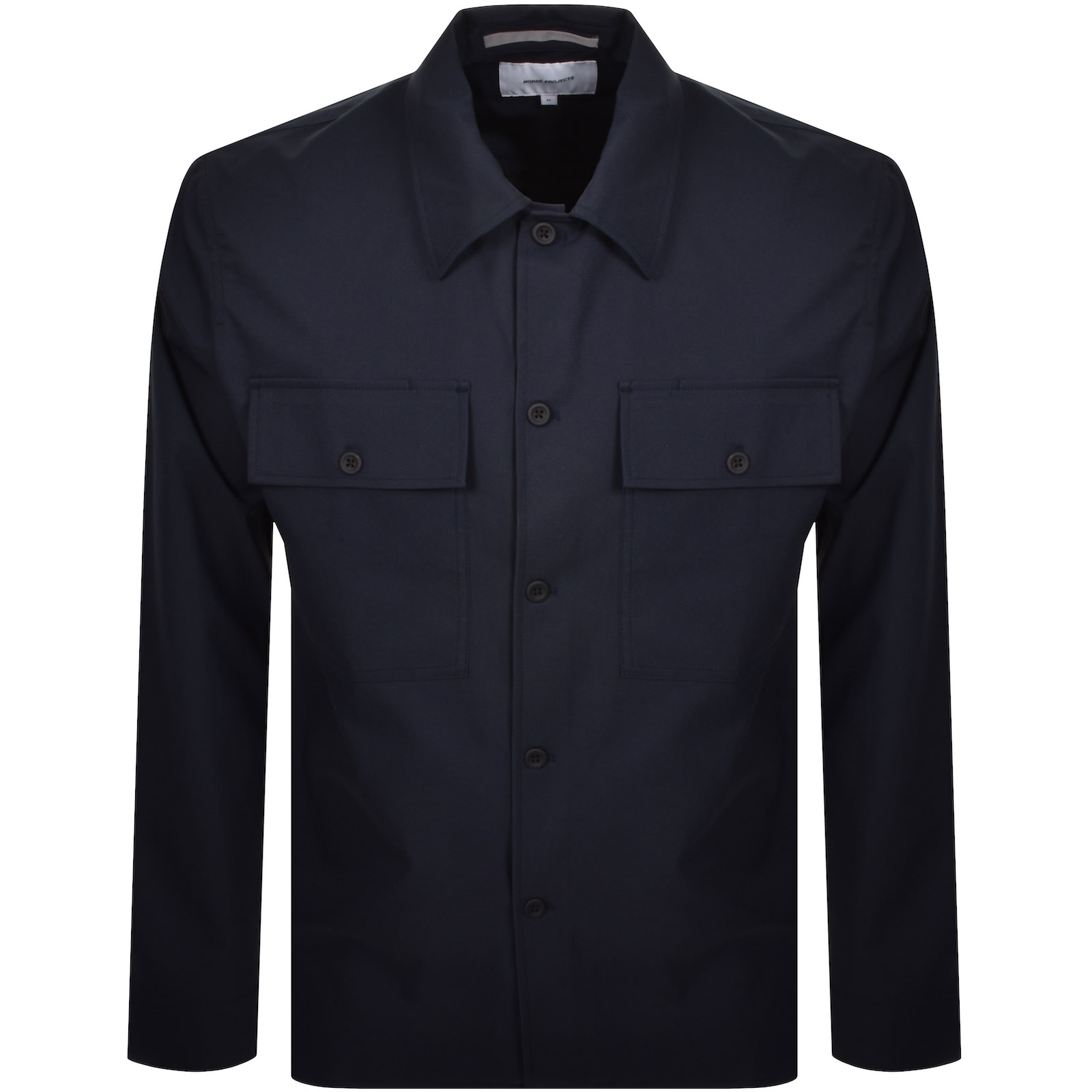 Norse Projects Hjalmer Solotex Overshirt Navy In Blue