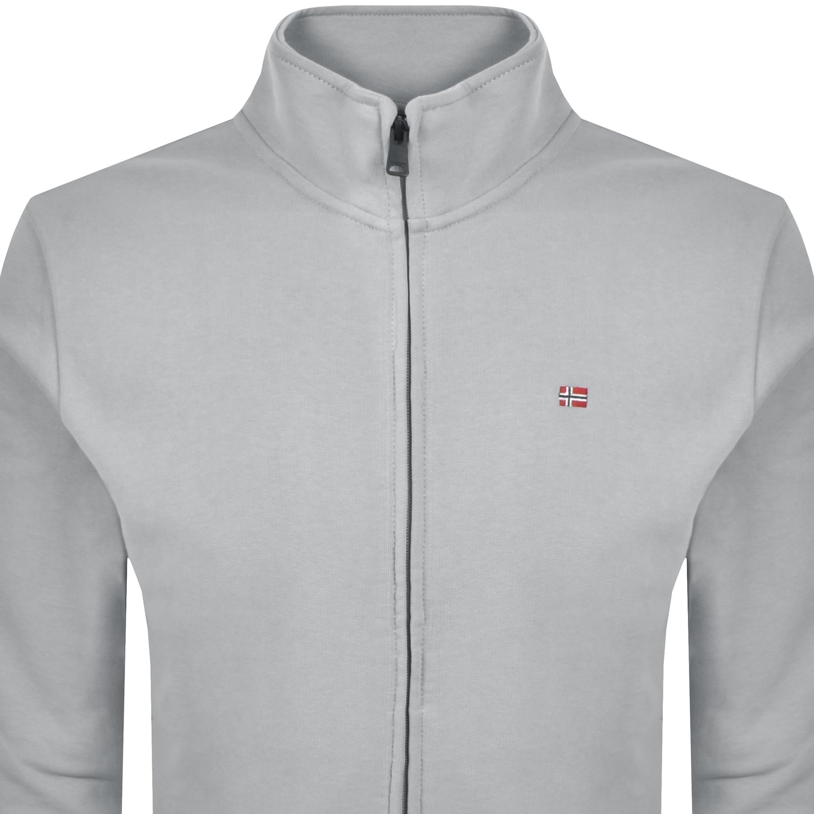 Napapijri Balis Full Zip Sweatshirt Ultimate Grey In Gray