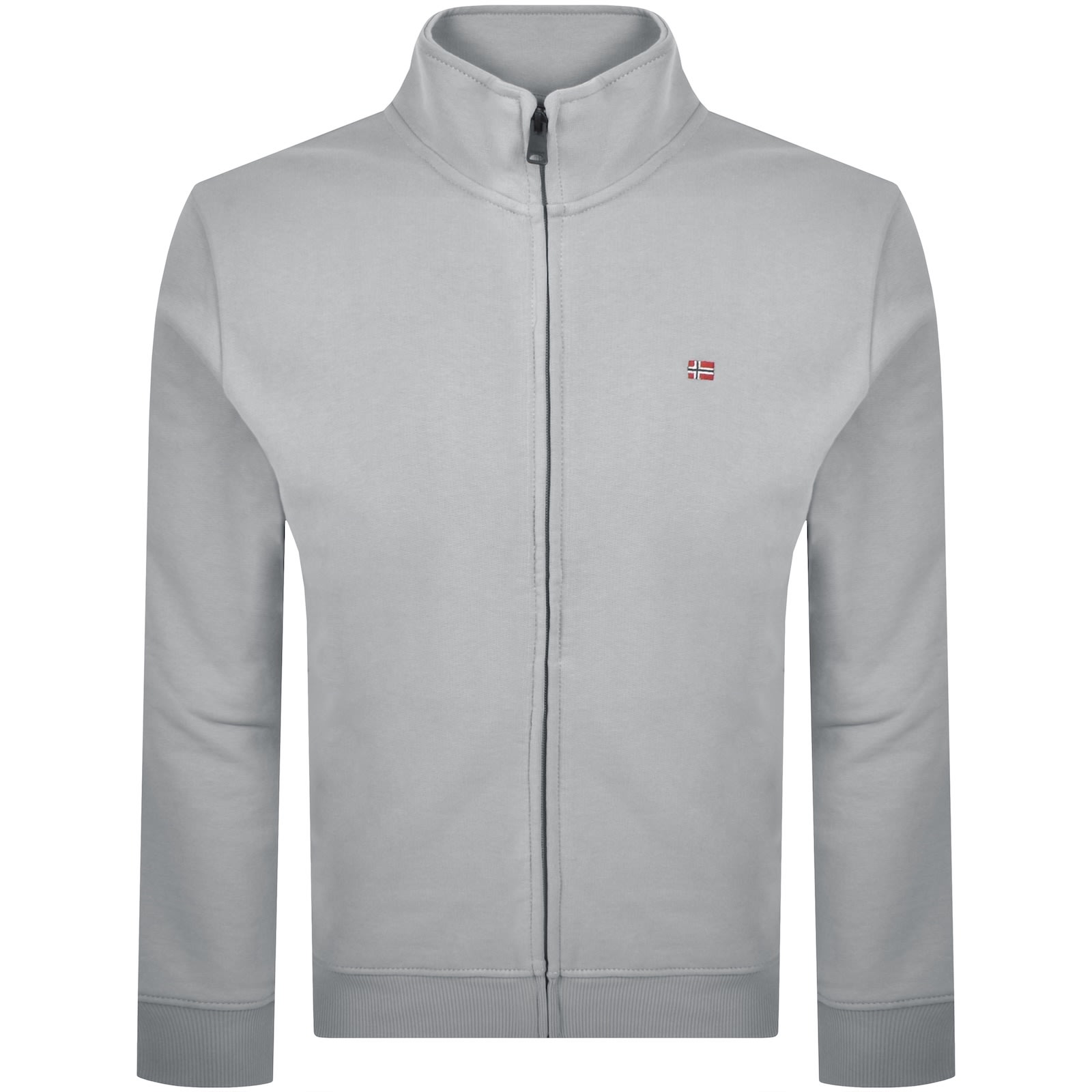 Napapijri Balis Full Zip Sweatshirt Ultimate Grey In Gray